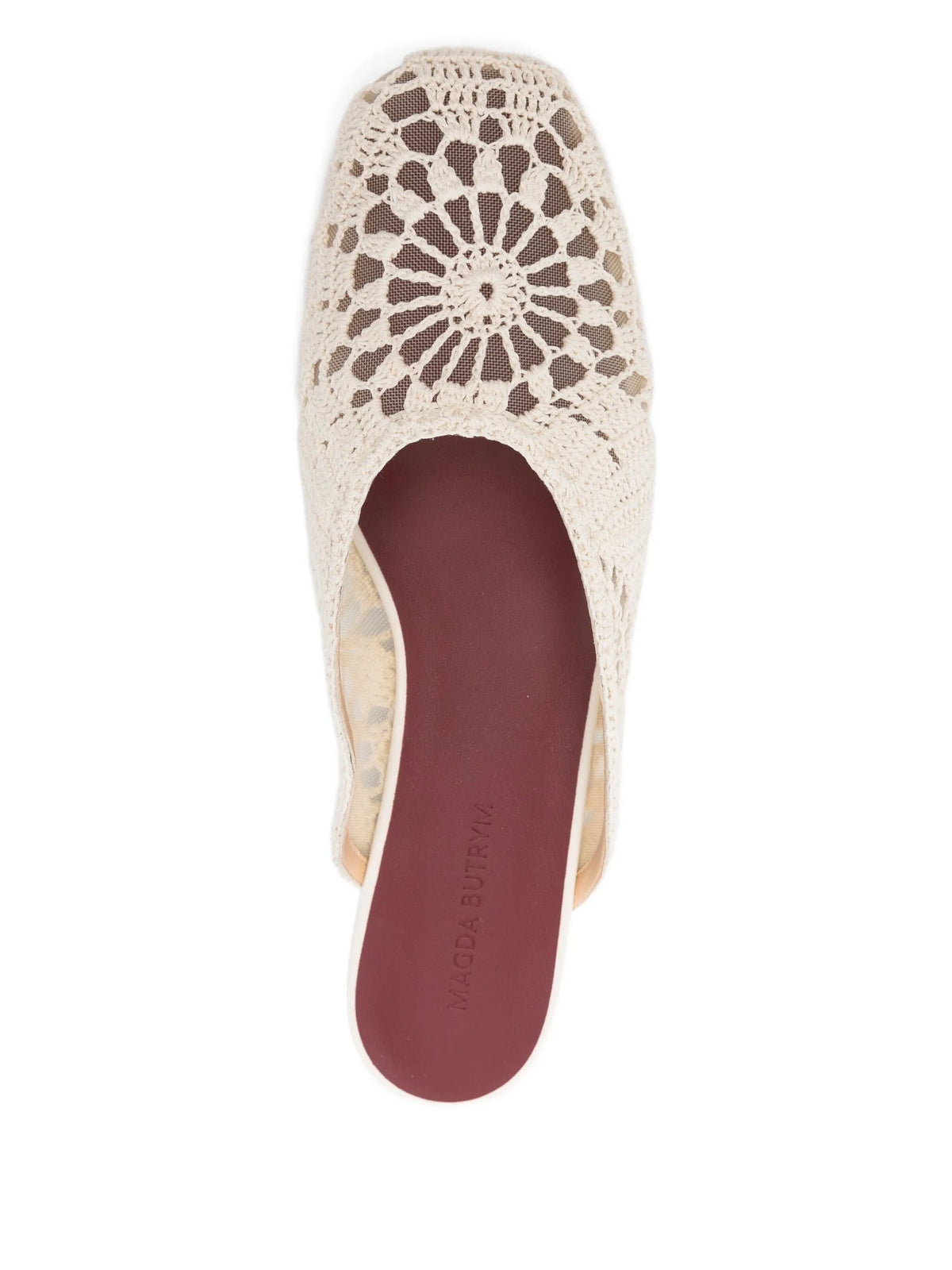 crochet-lace mules
