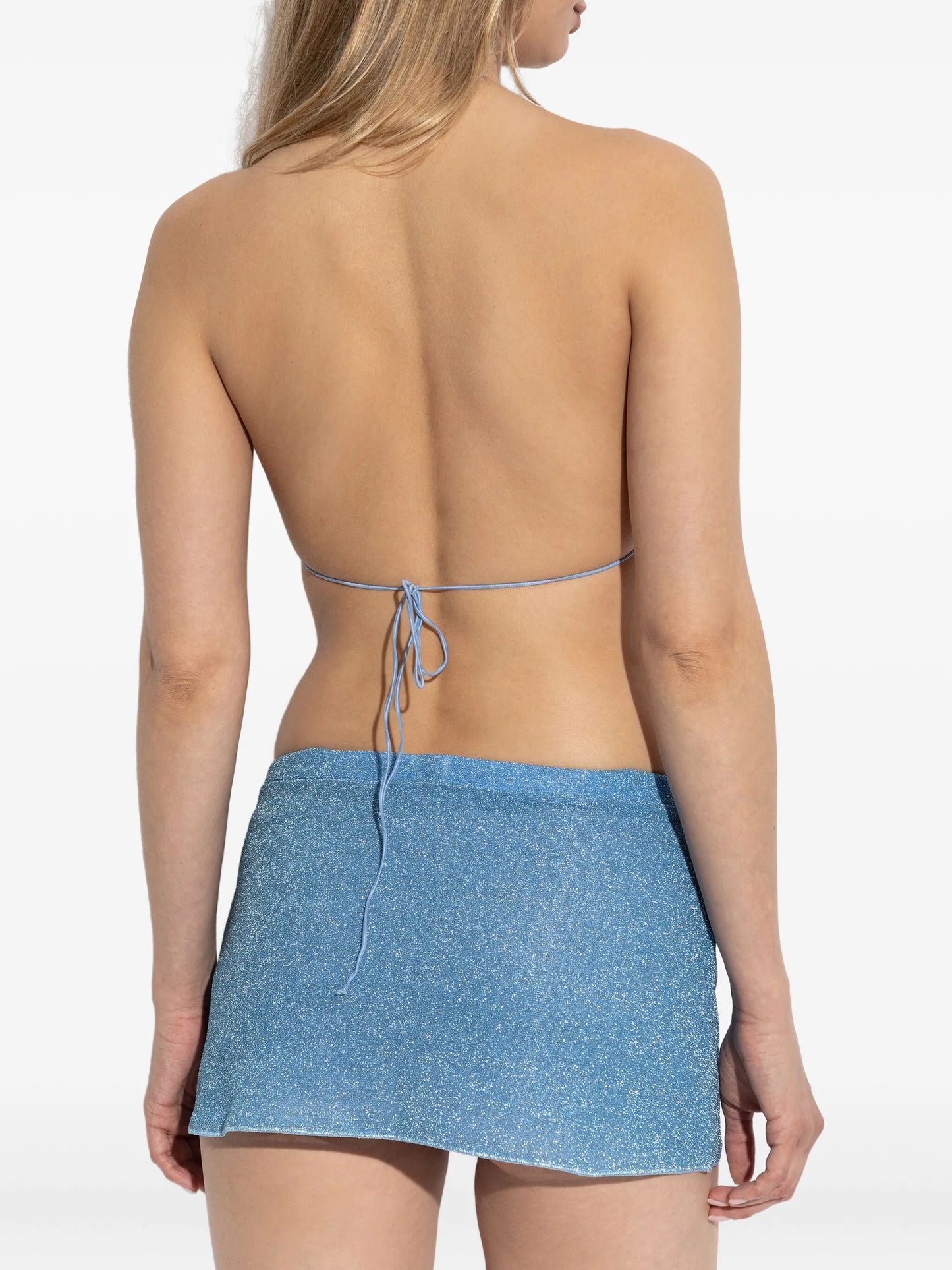 glitter-detailing mini skirt