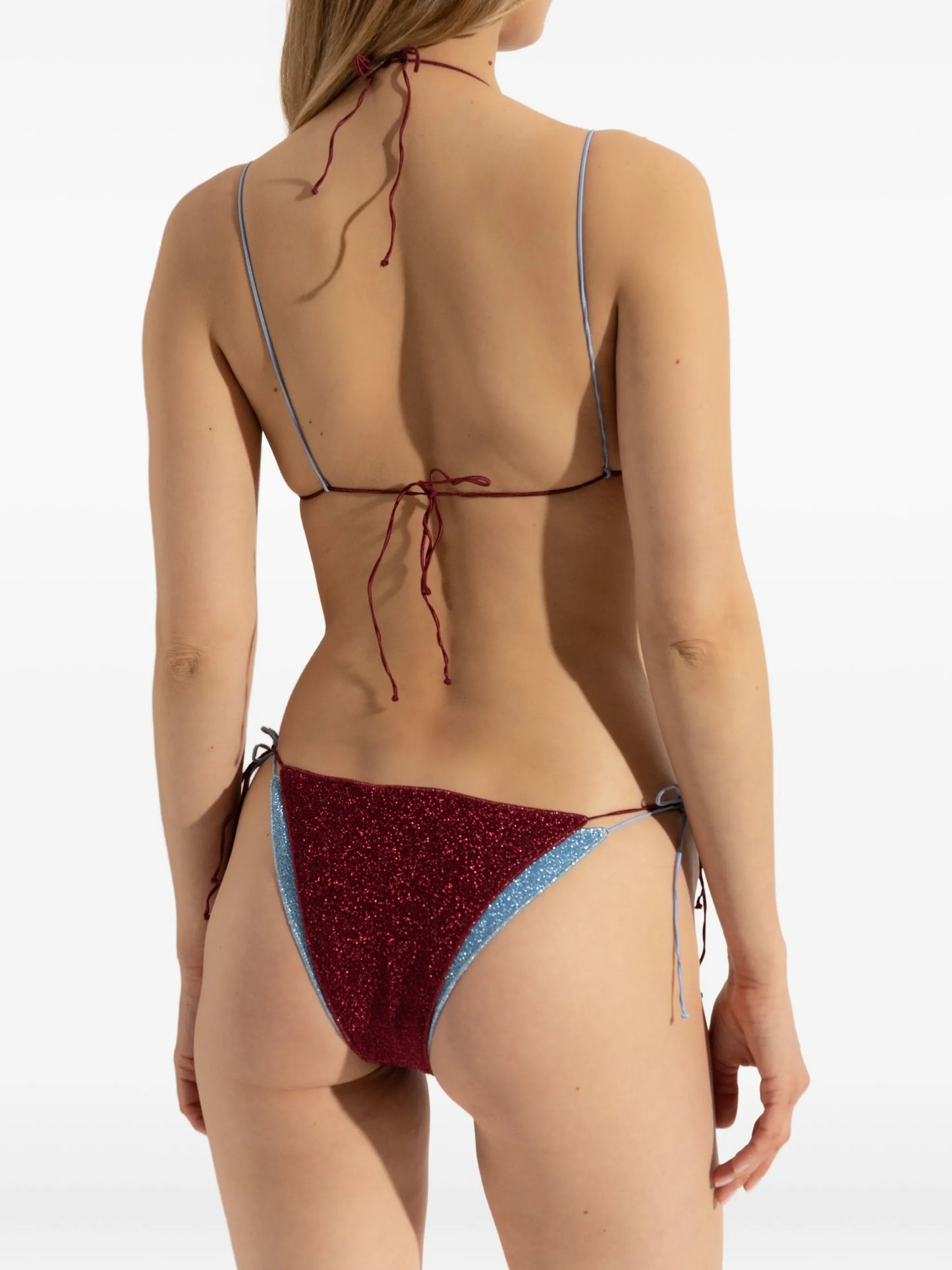 glitter-detailing bikini