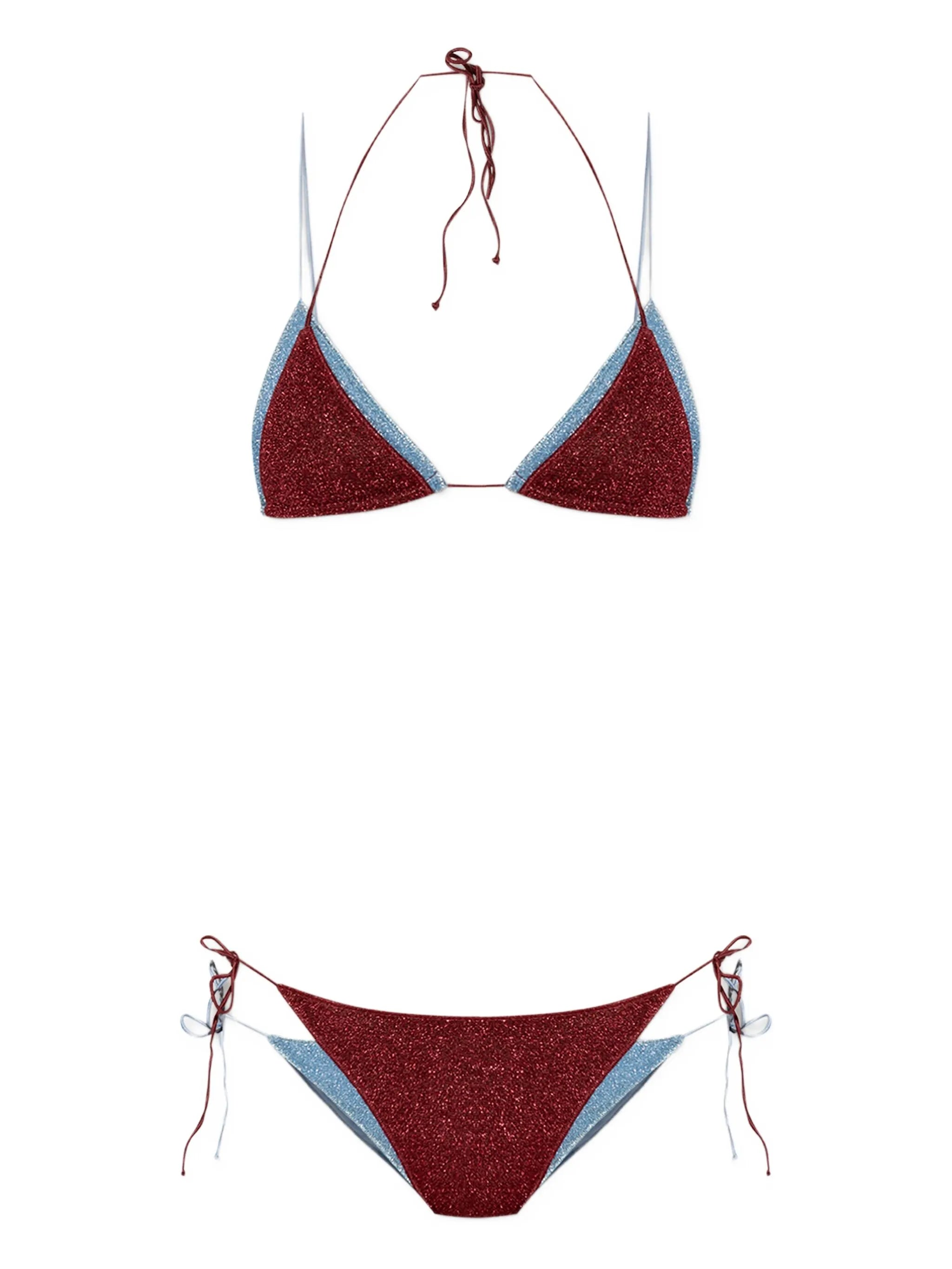 glitter-detailing bikini
