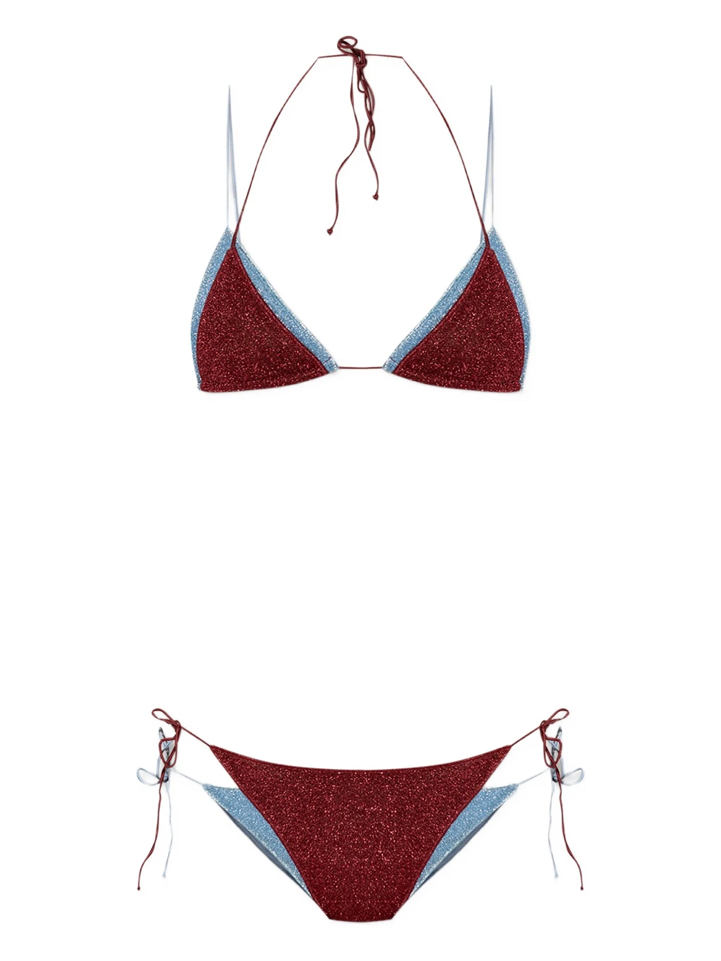 glitter-detailing bikini