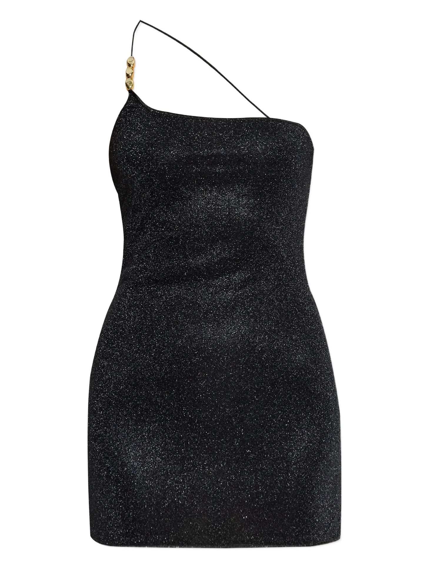 Lumière one-shoulder mini dress