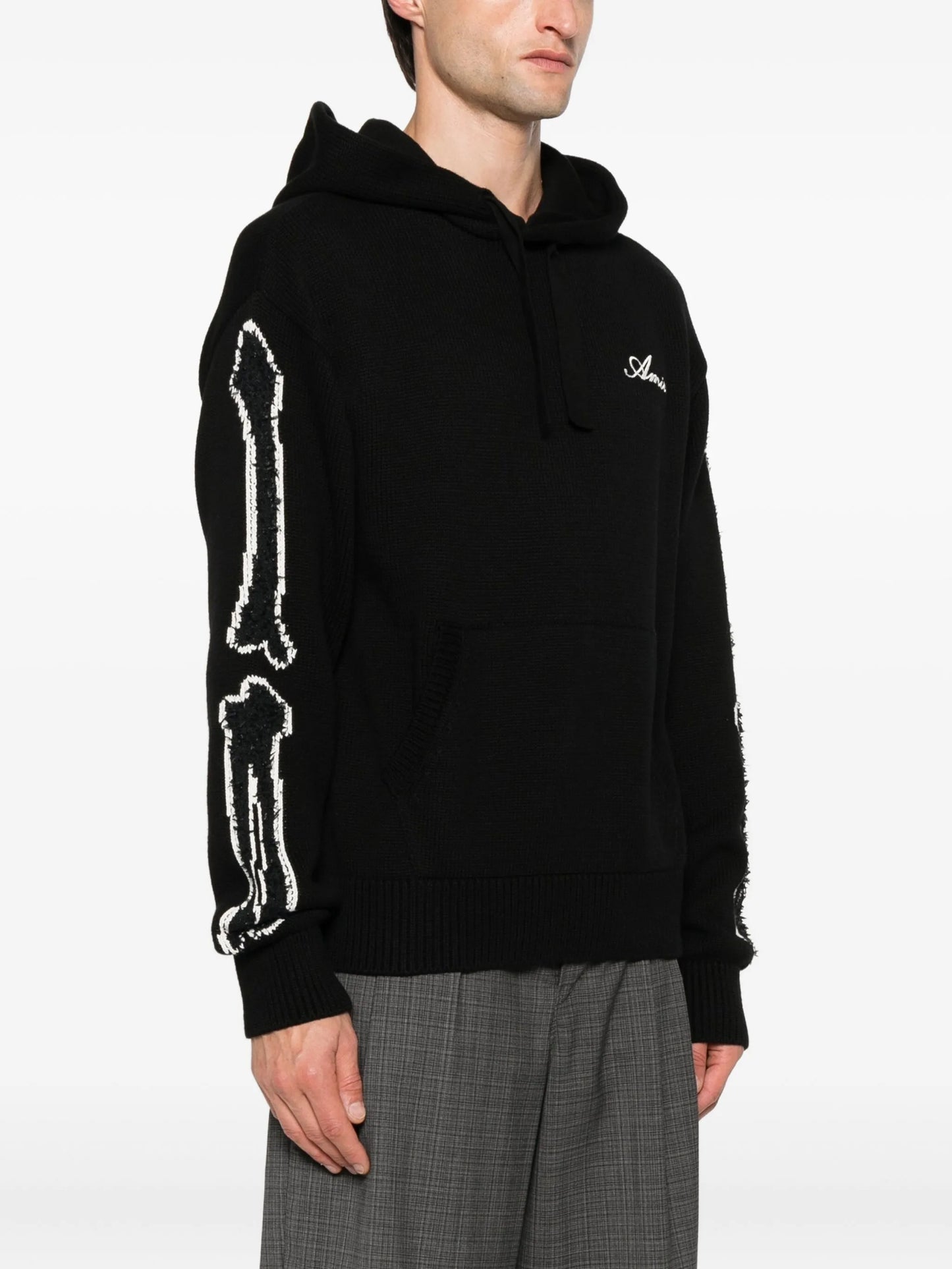 bone-print hoodie
