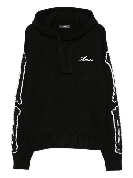 bone-print hoodie
