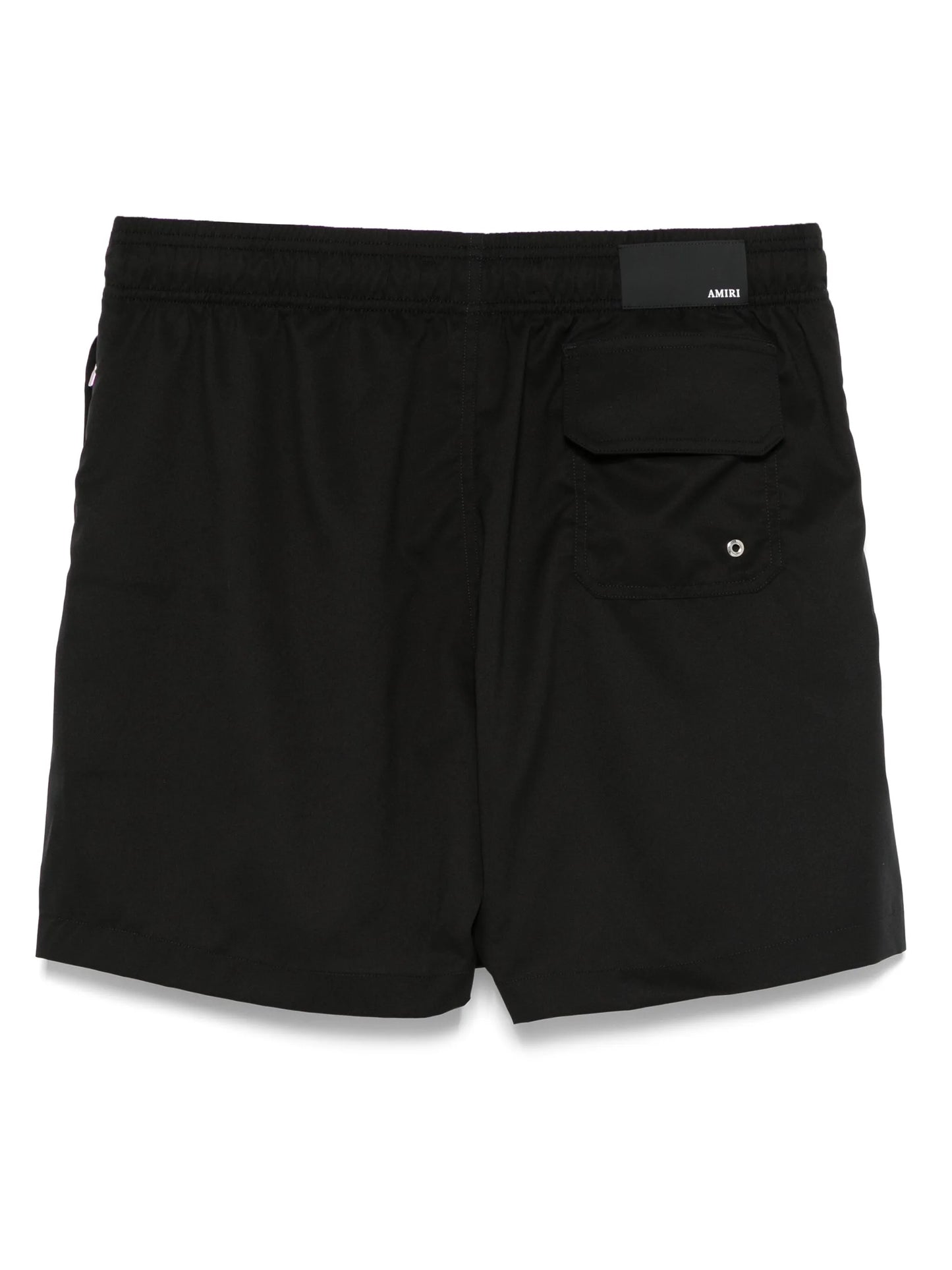embroidered-logo swim shorts