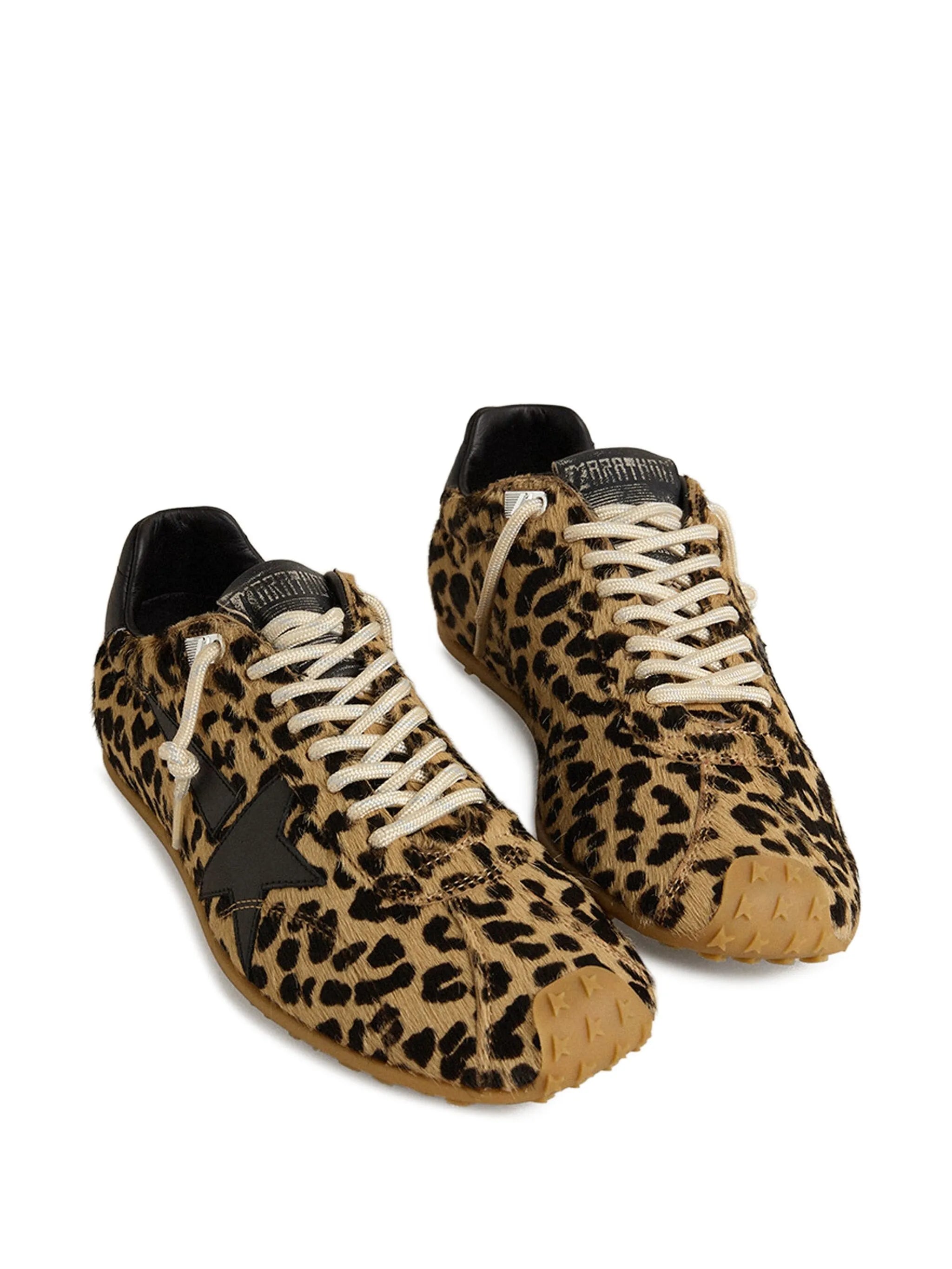 Marathon Speed leopard-print sneakers