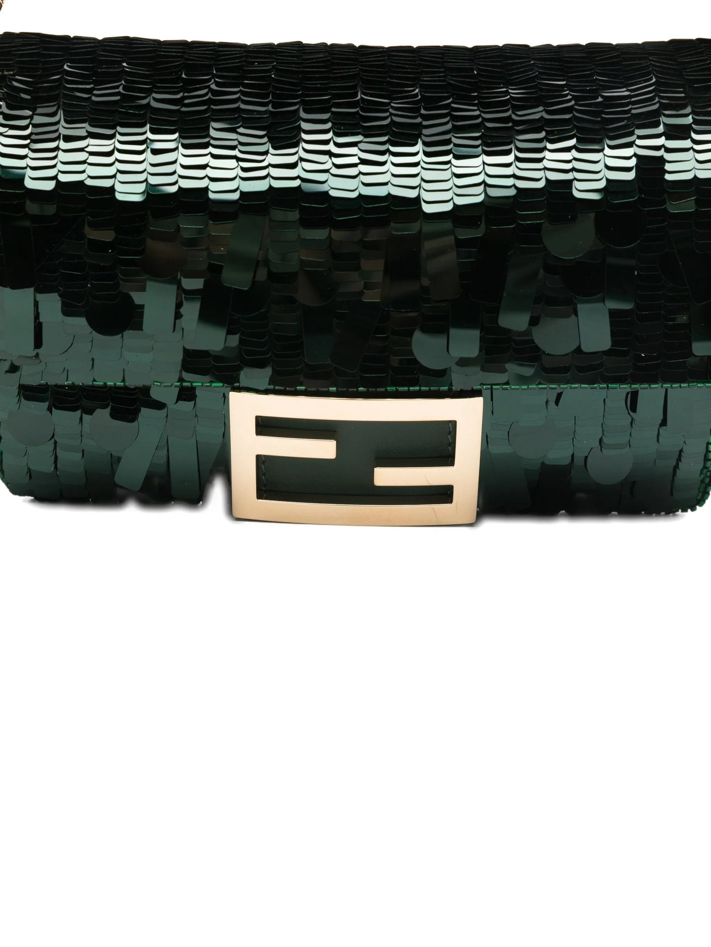 mini Baguette sequined tote bag