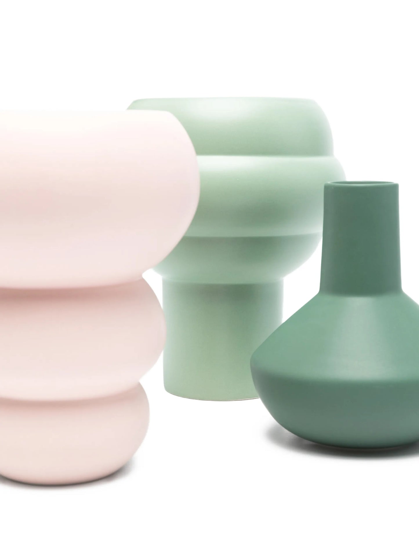 stacked spheres vases set (set of three)