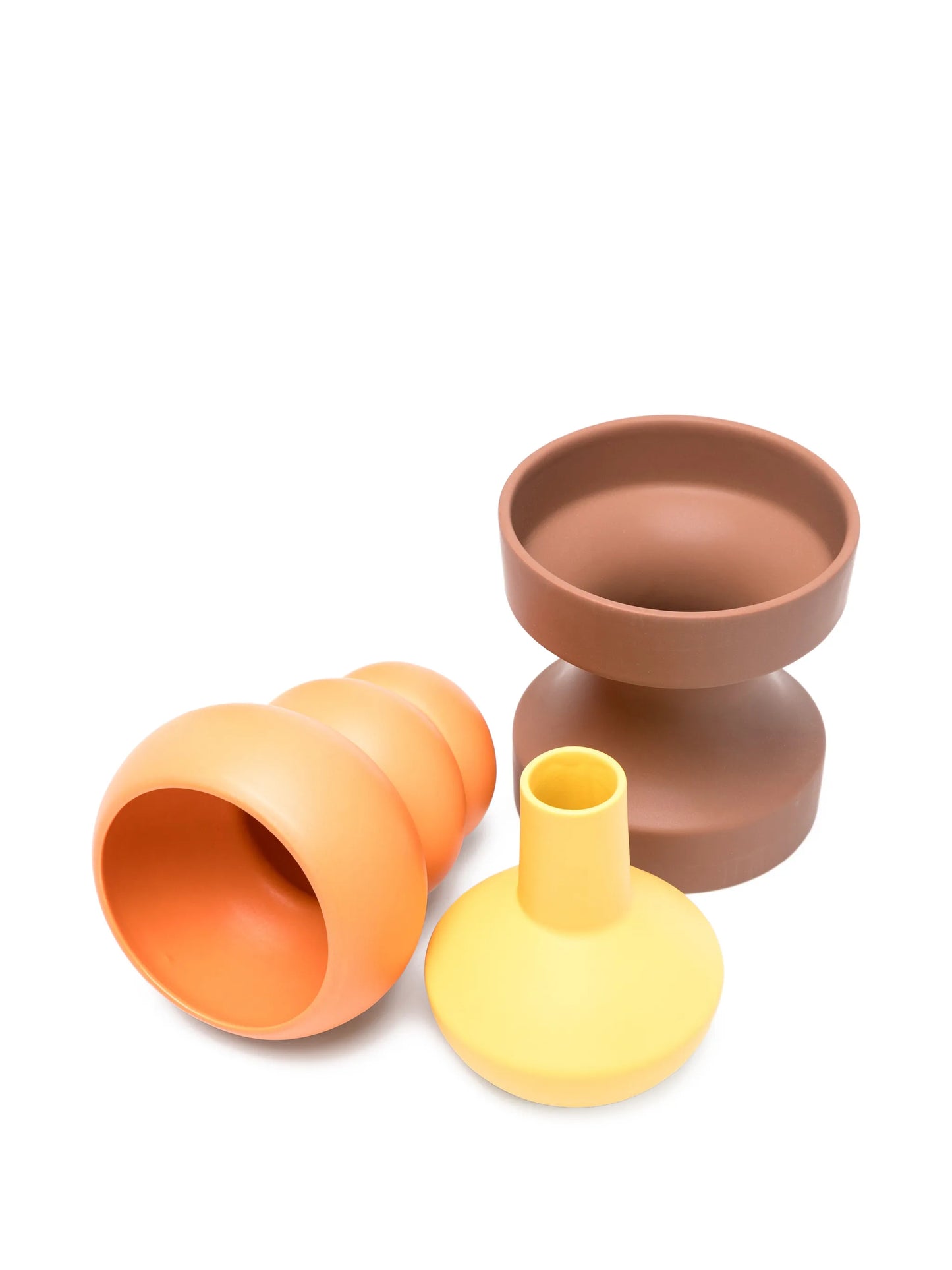 stacked spheres vases set (set of three)