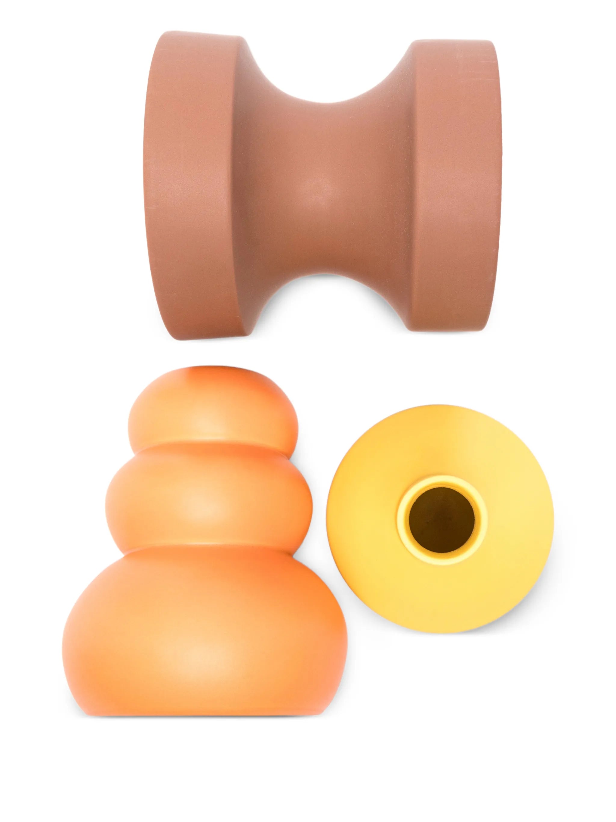 stacked spheres vases set (set of three)