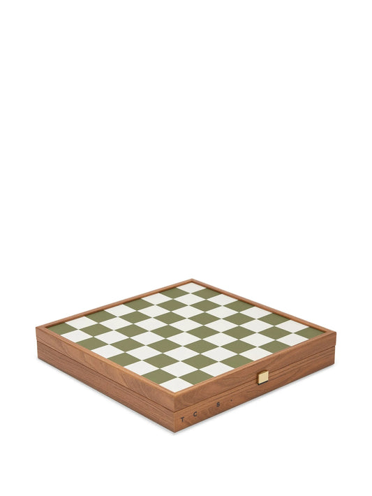 Milos chess set olivine