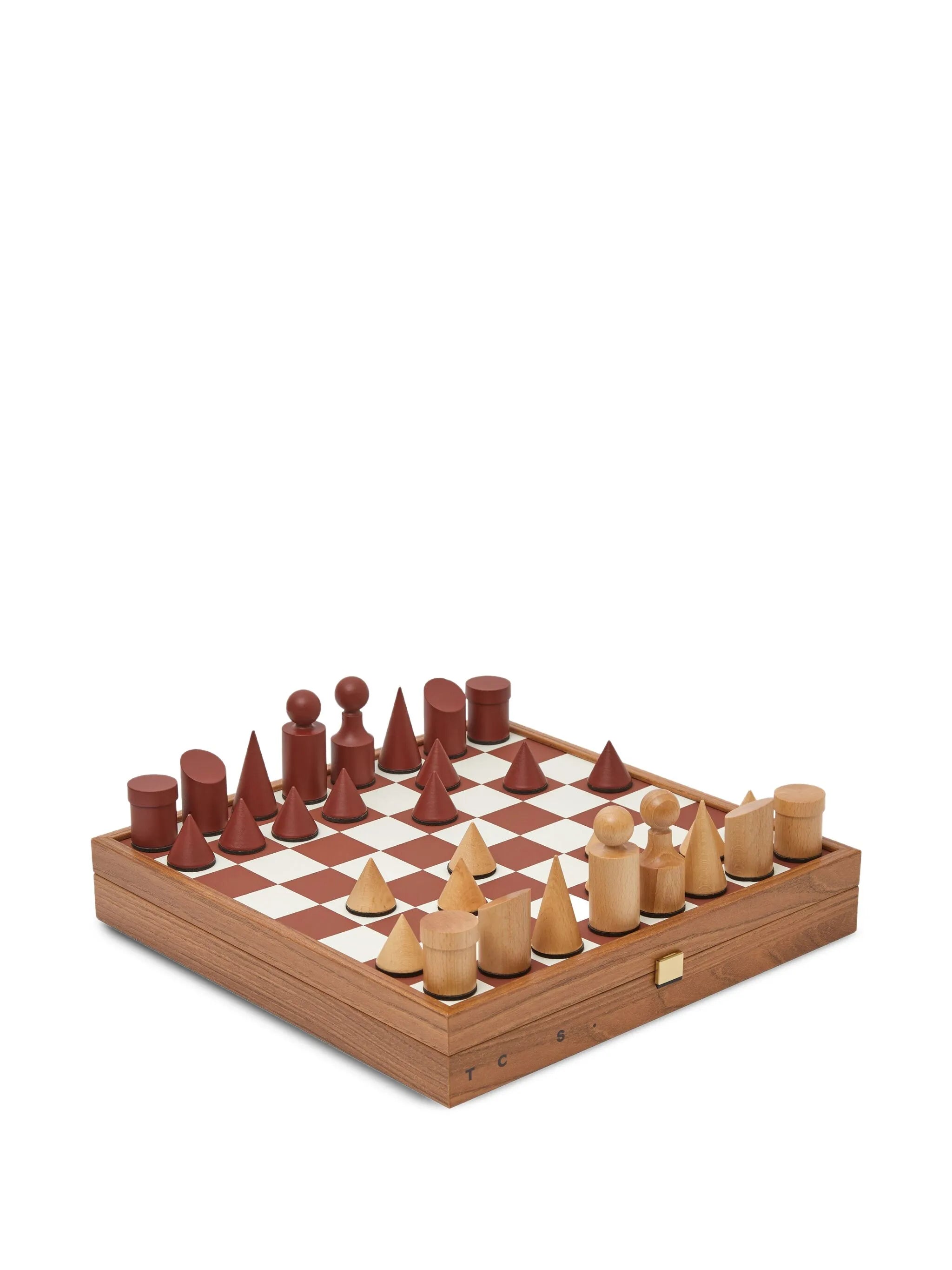 Milos chess set terracotta