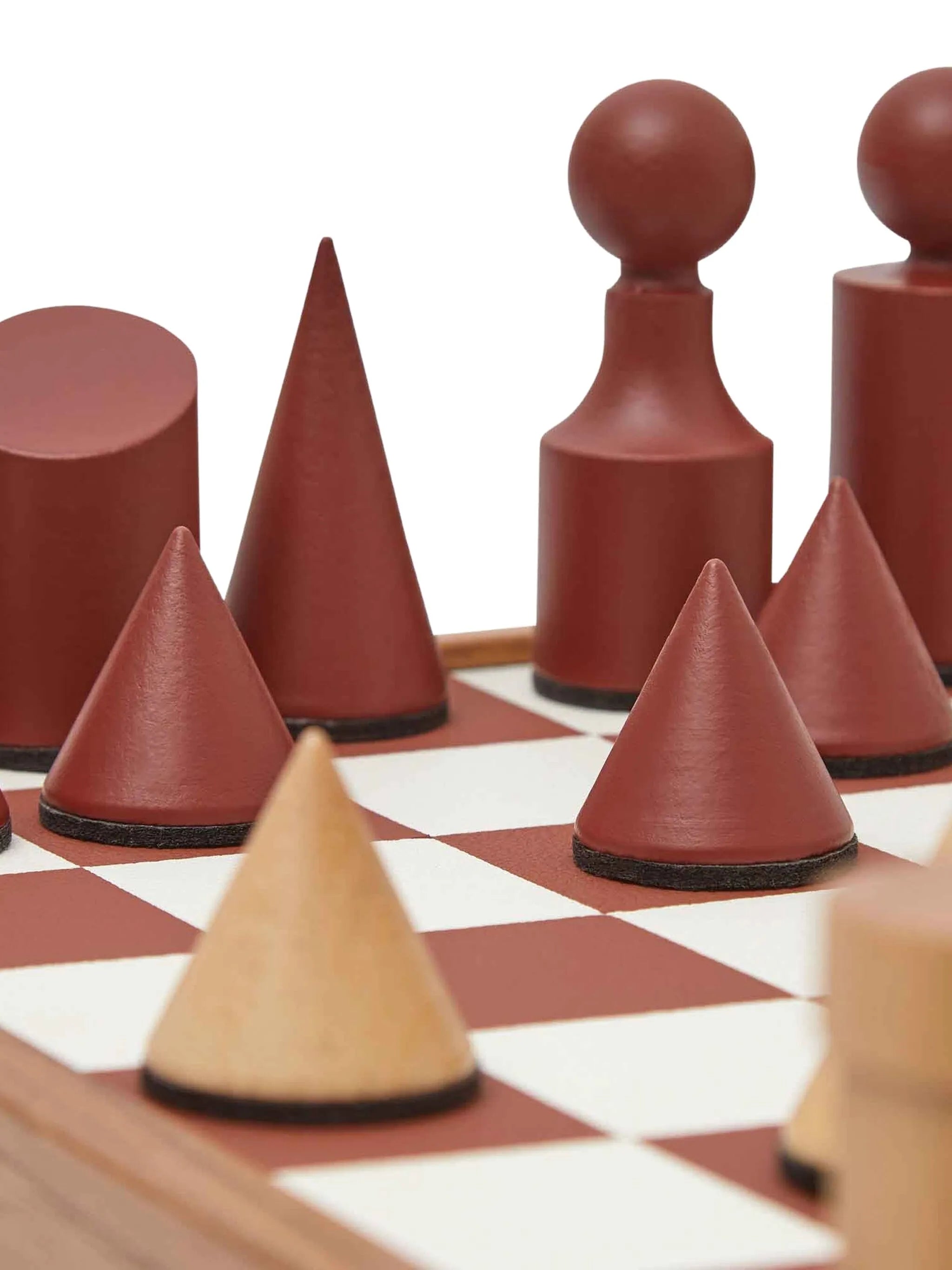 Geometric Chess Pieces Milos Chess board game (40cmx40cm)