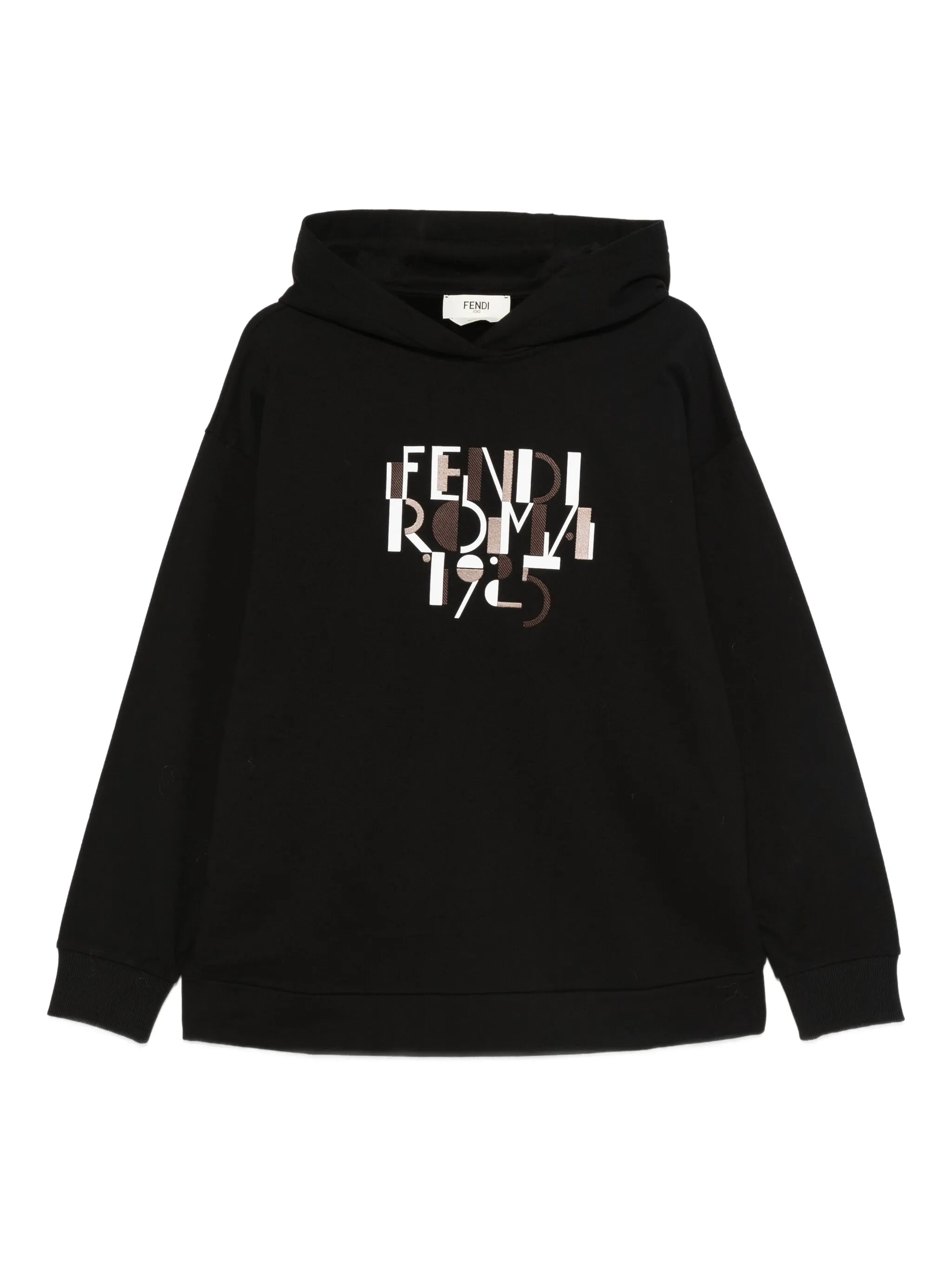 logo-print hoodie