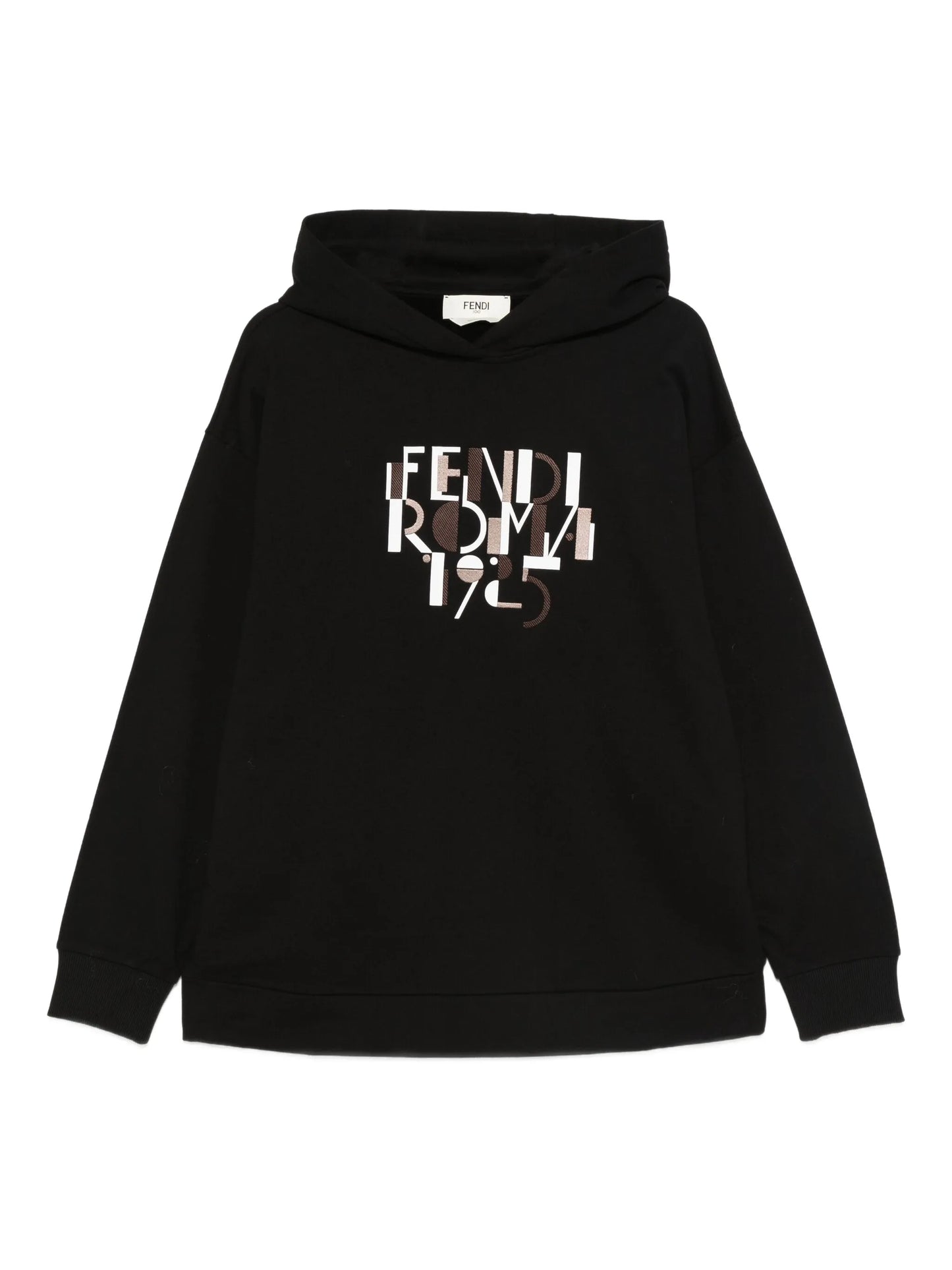 logo-print hoodie