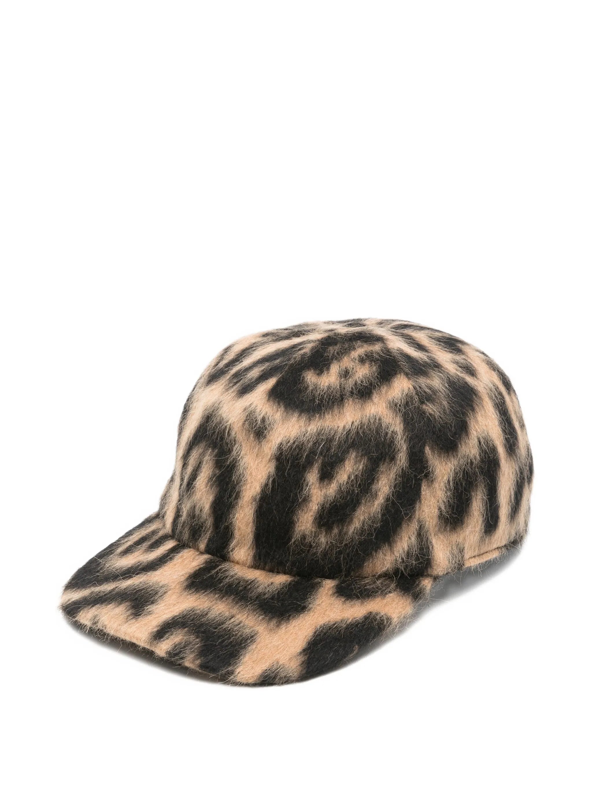 animal print cap