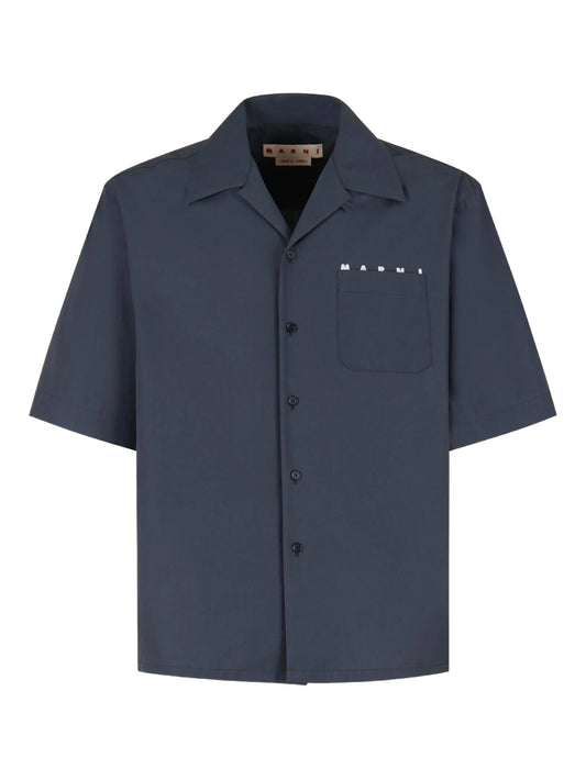short-sleeve button-up shirt