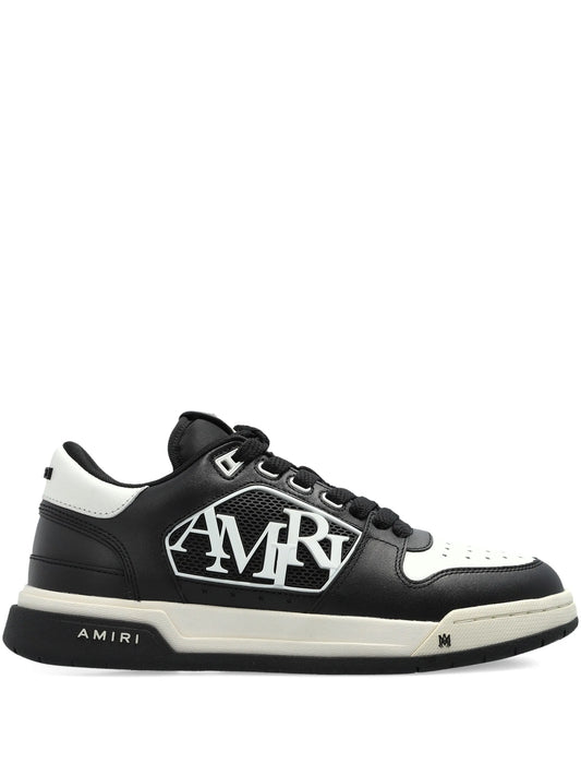 logo-embossed low-top sneakers