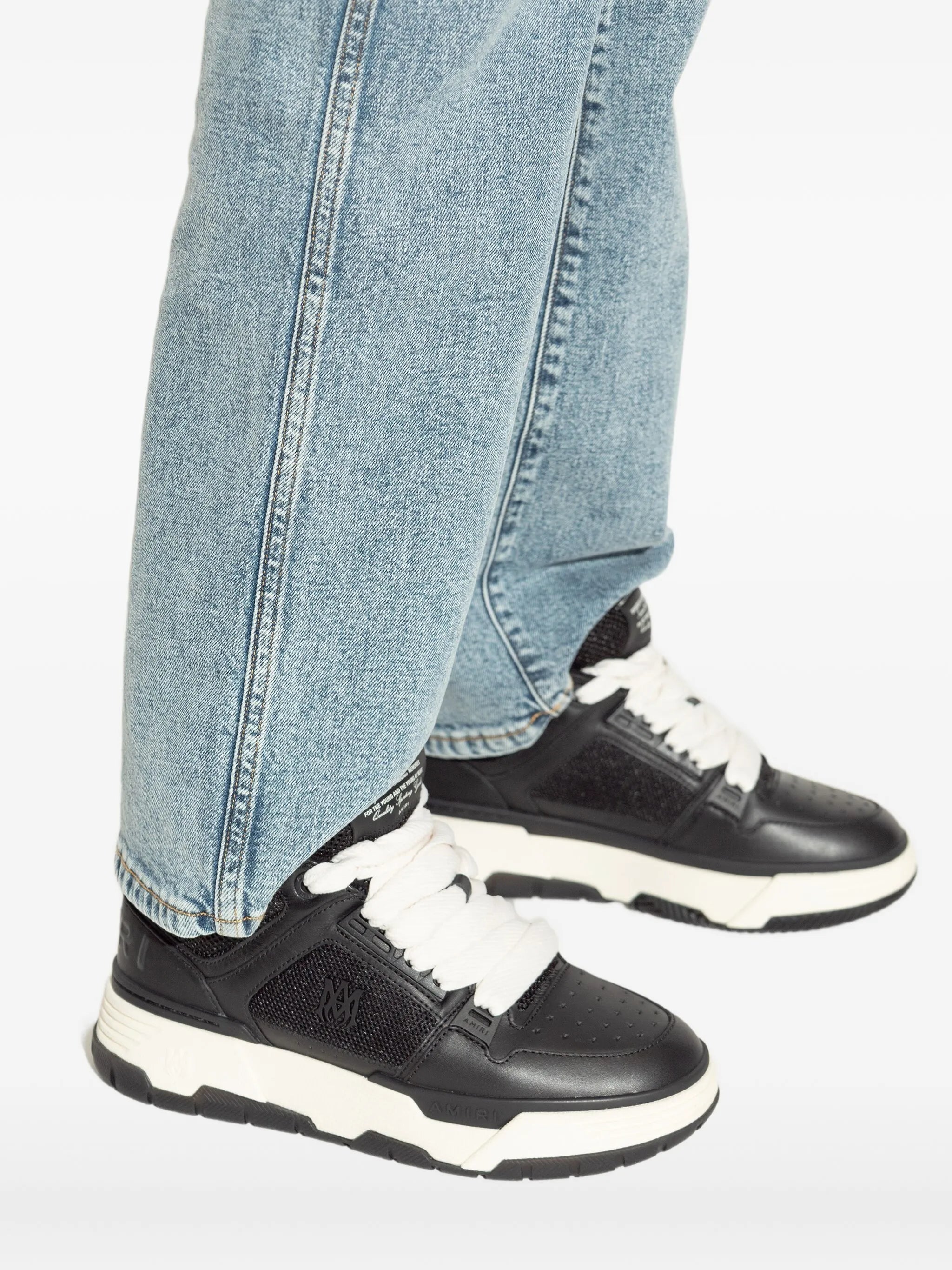 MA-1 mesh-panelled lace-up sneakers