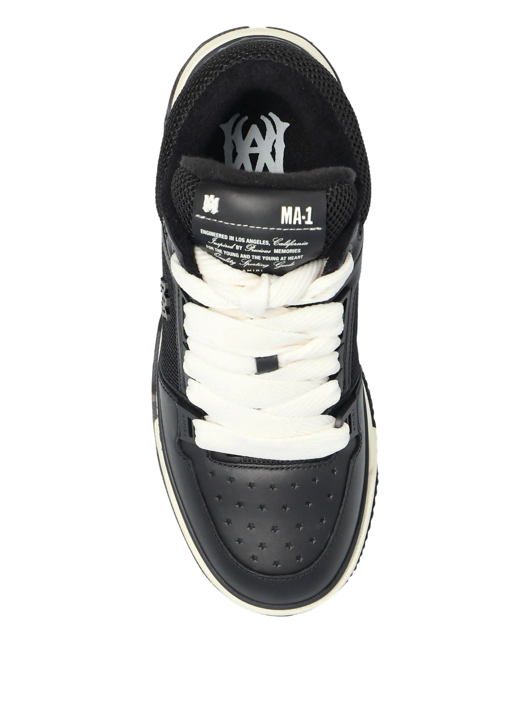 MA-1 mesh-panelled lace-up sneakers