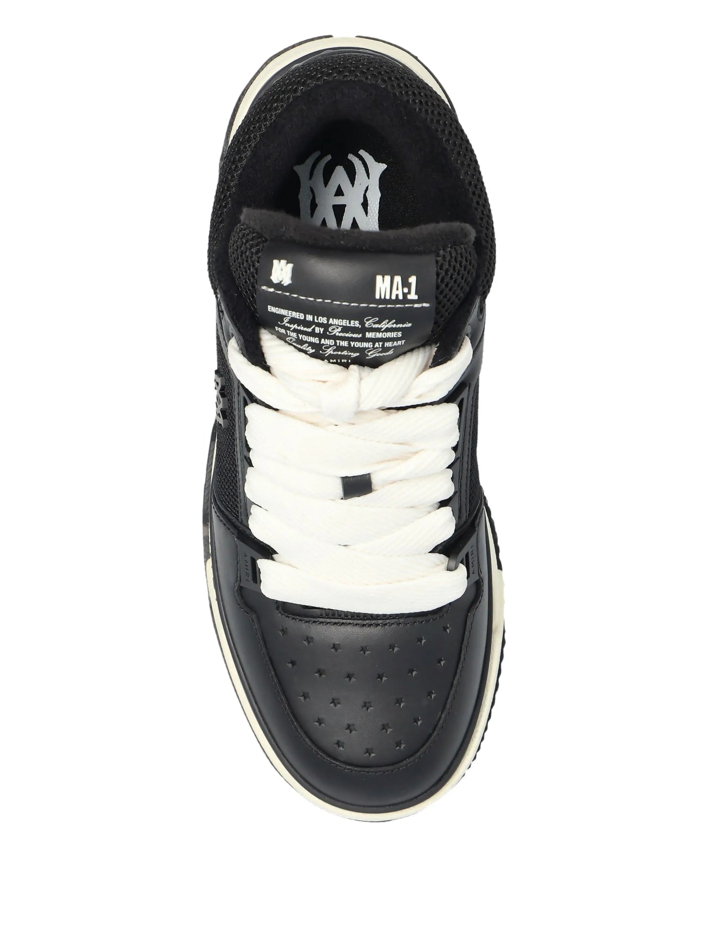 MA-1 mesh-panelled lace-up sneakers