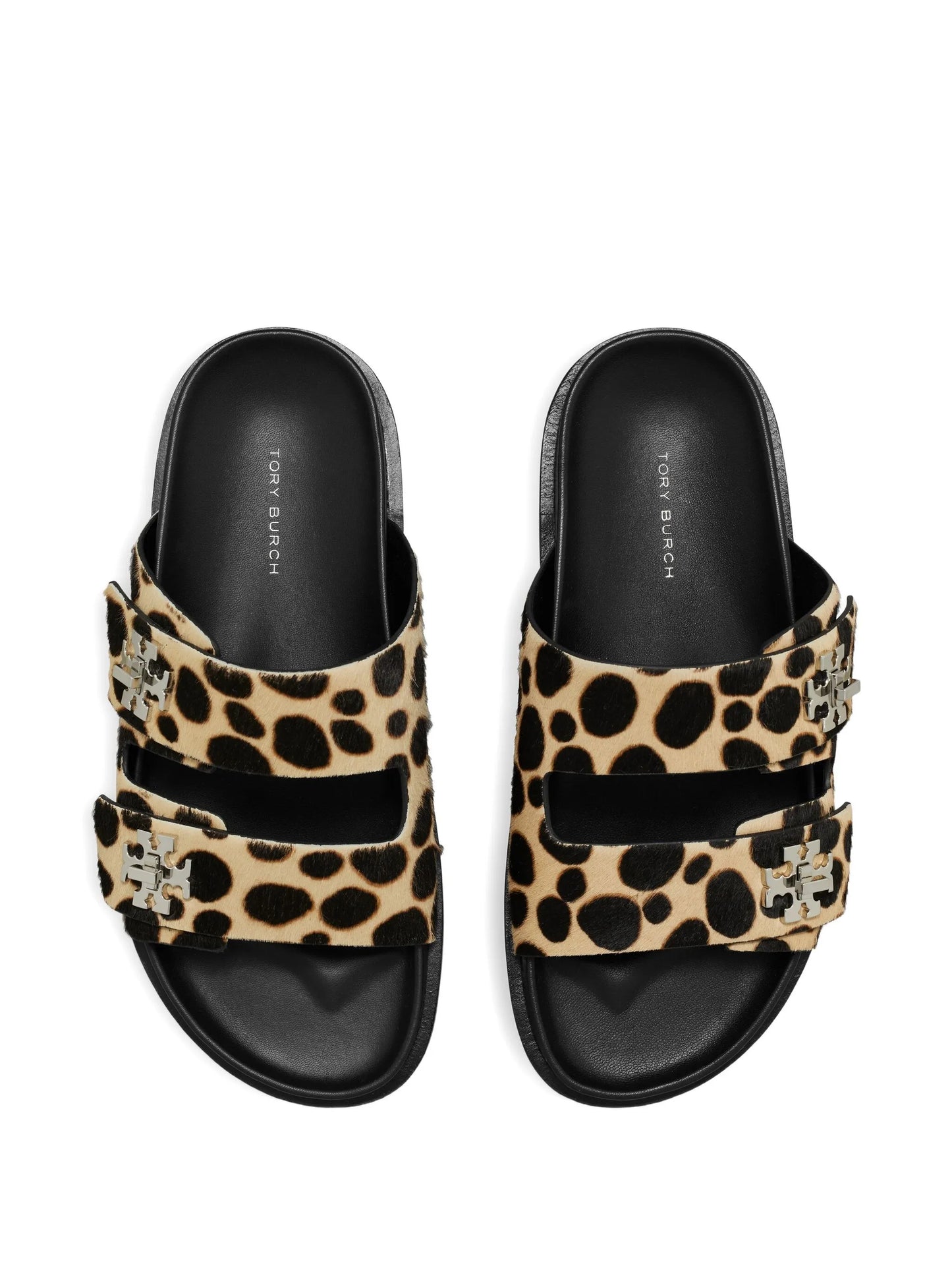 Turnlock sport leopard-print sandals