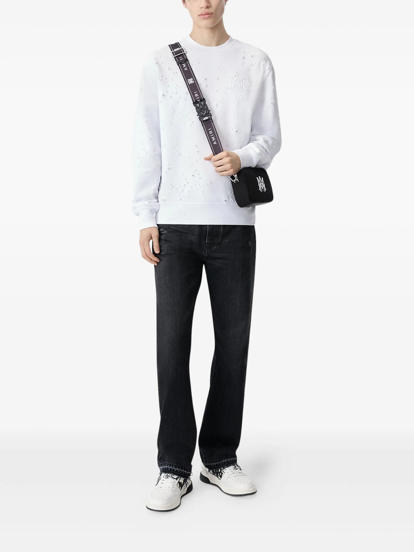 logo-print crossbody bag