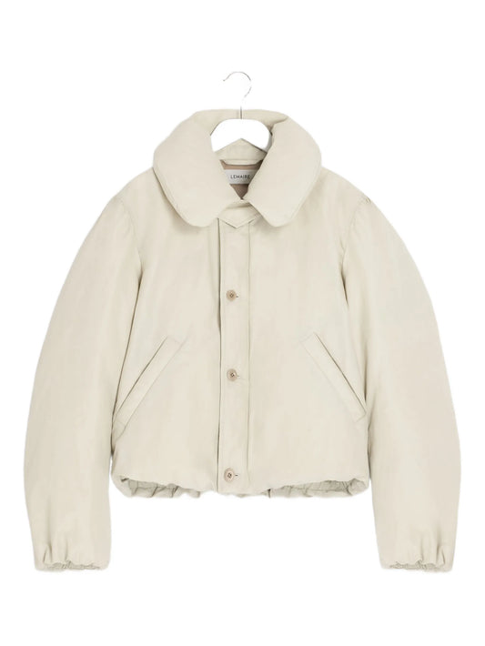 bubble-collar puffer jacket
