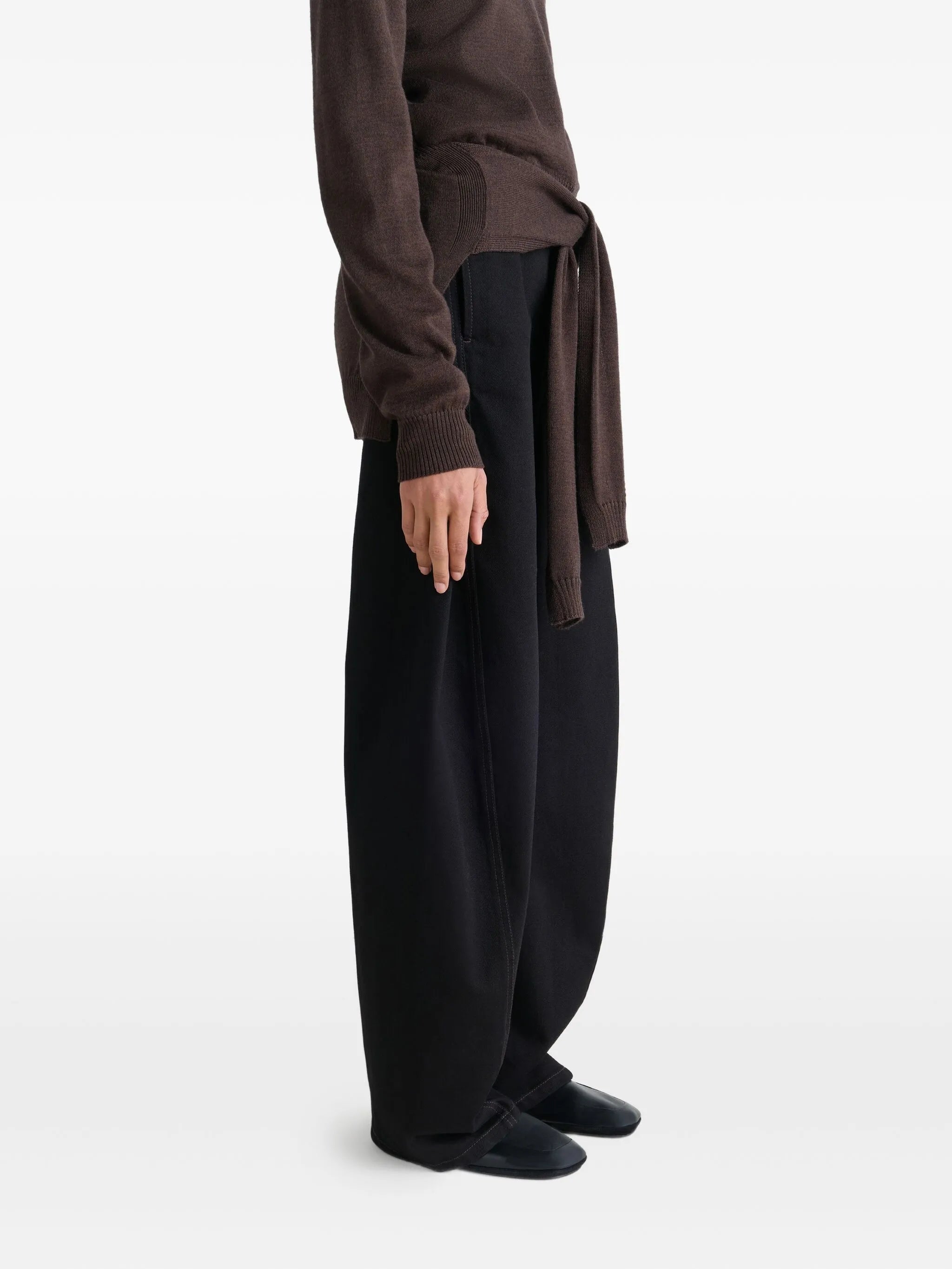 slip-on square-toe loafers