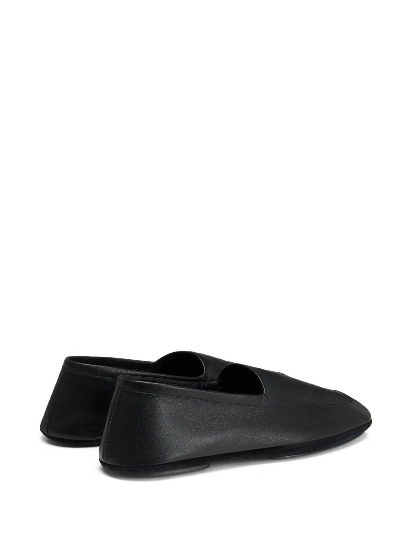slip-on square-toe loafers