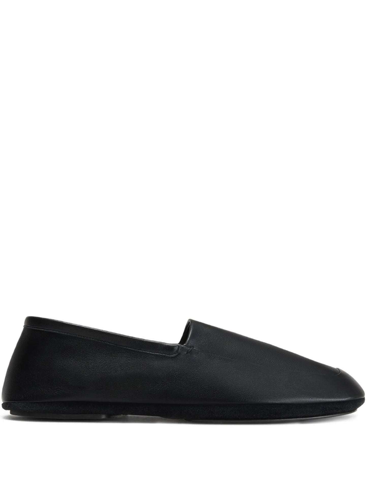 slip-on square-toe loafers