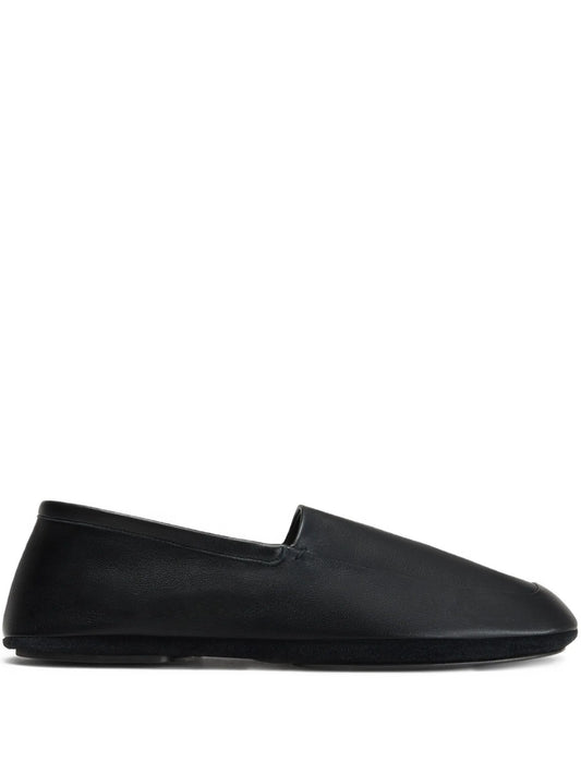 slip-on square-toe loafers