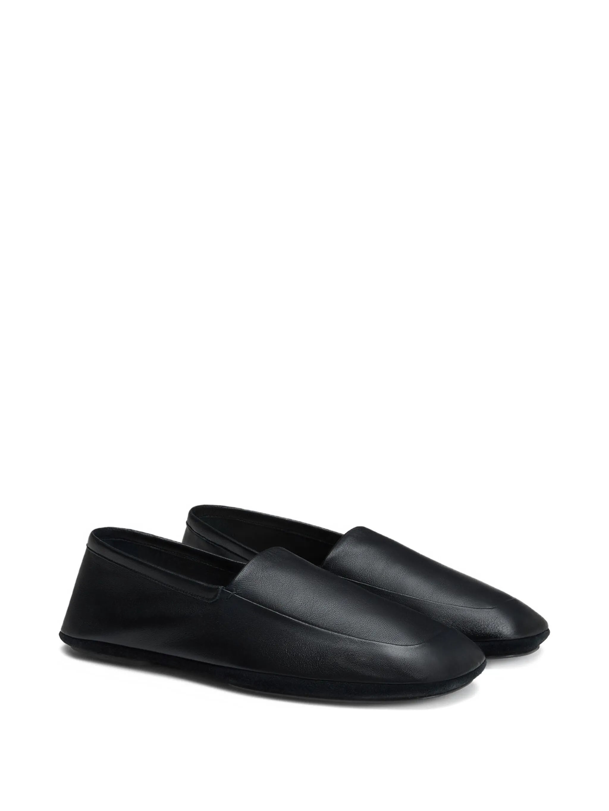 slip-on square-toe loafers