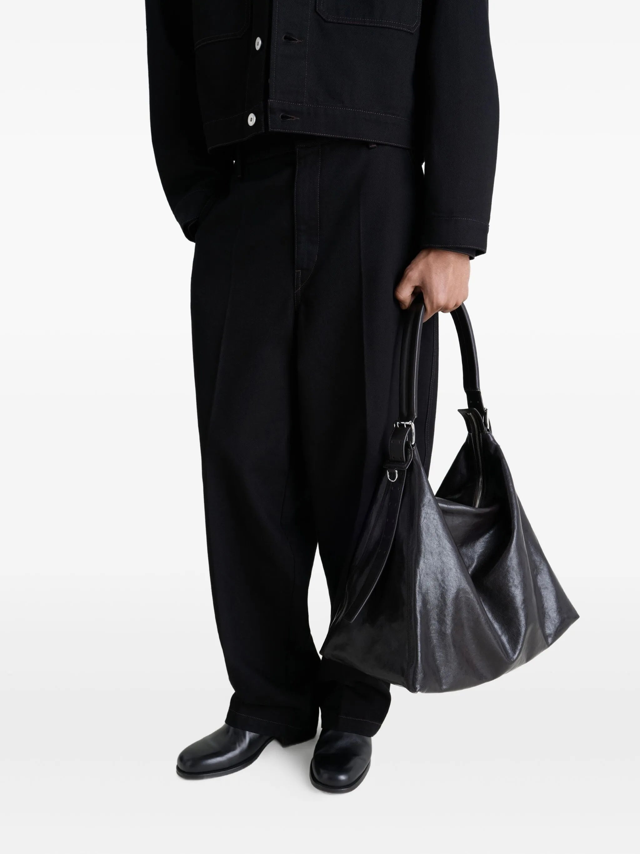 belted shoulder bag