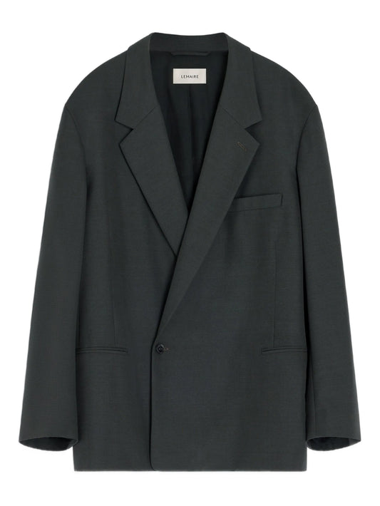 cross-breast tailored blazer