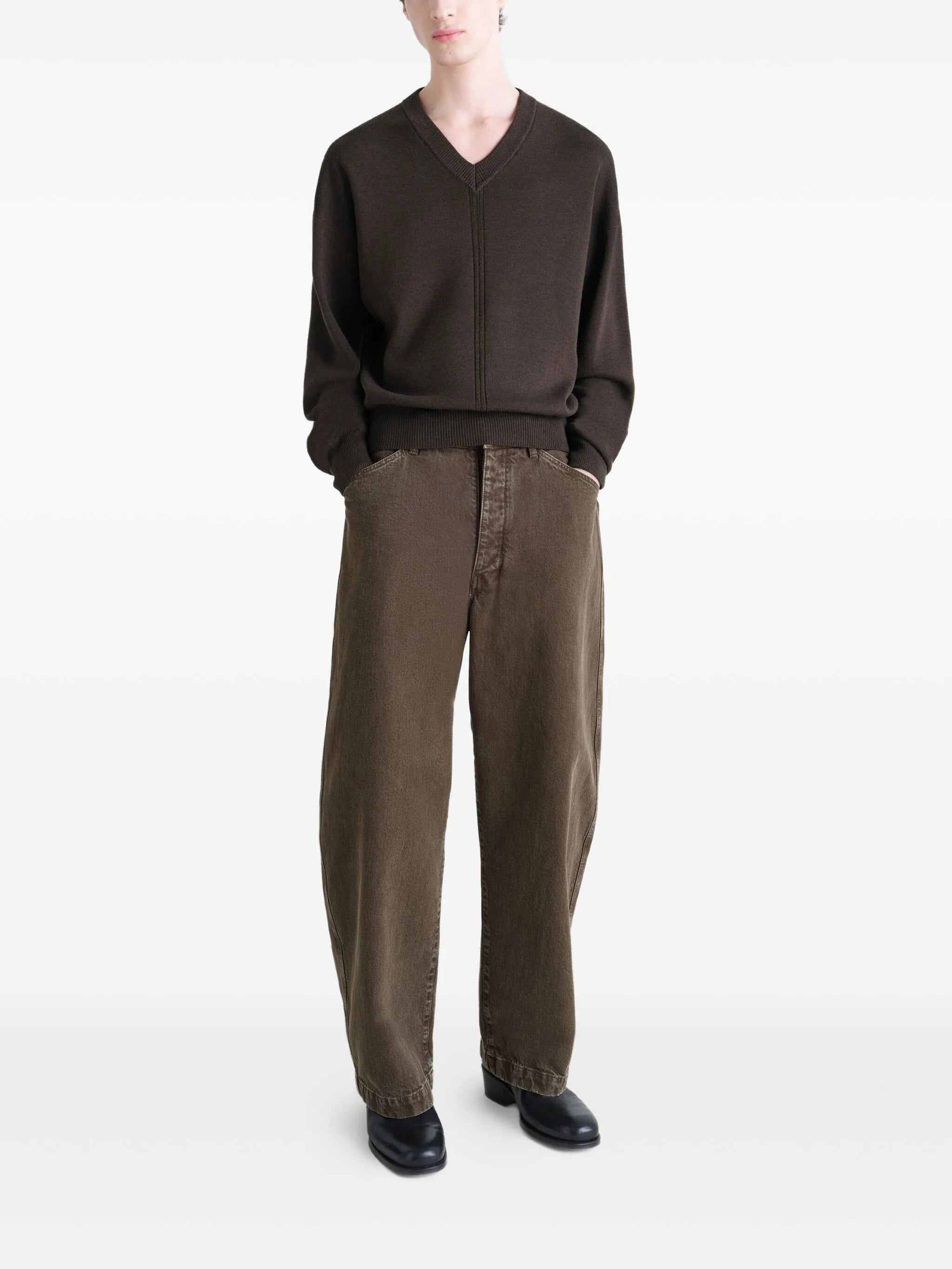 V-neck sweater