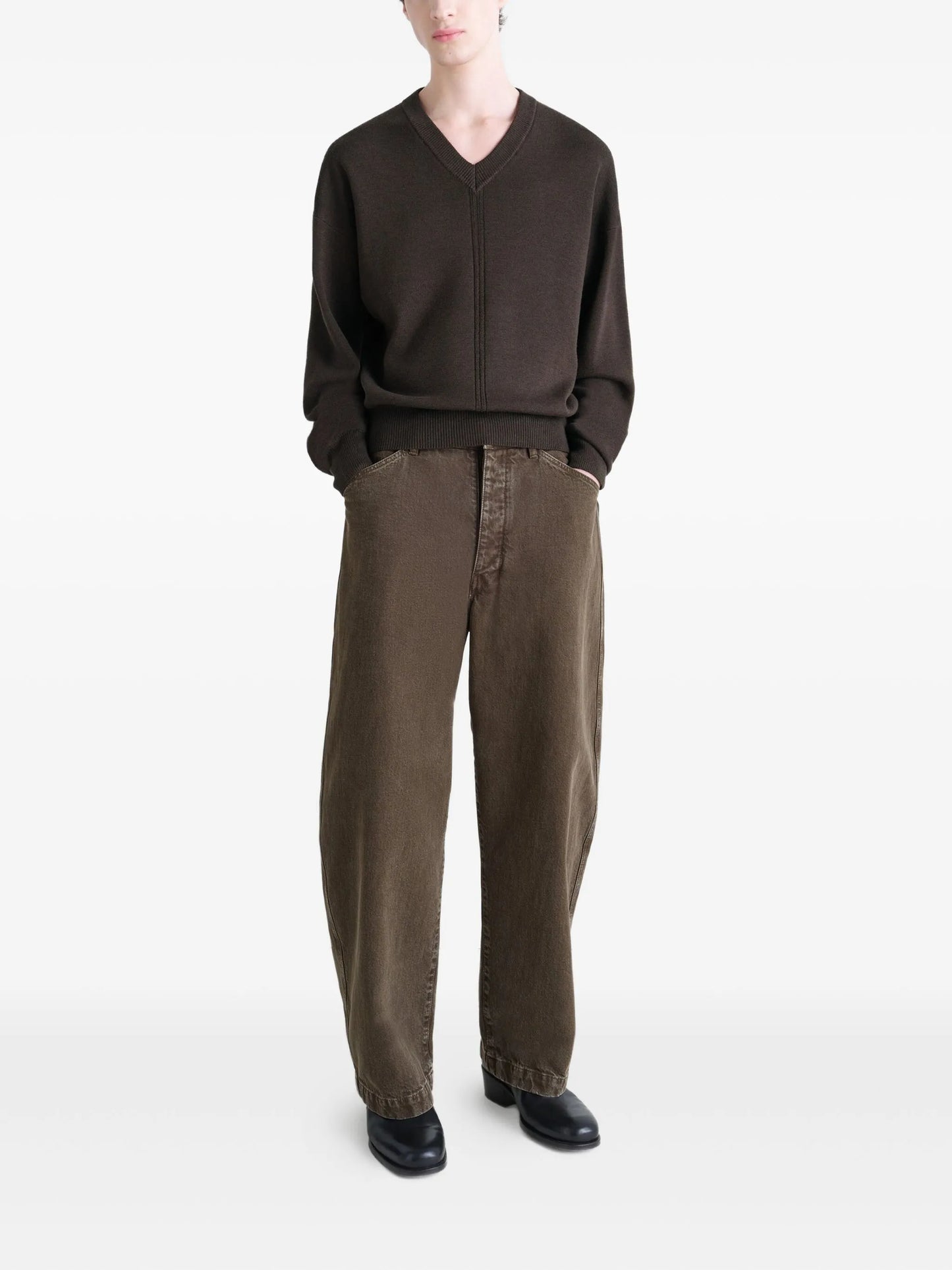 V-neck sweater