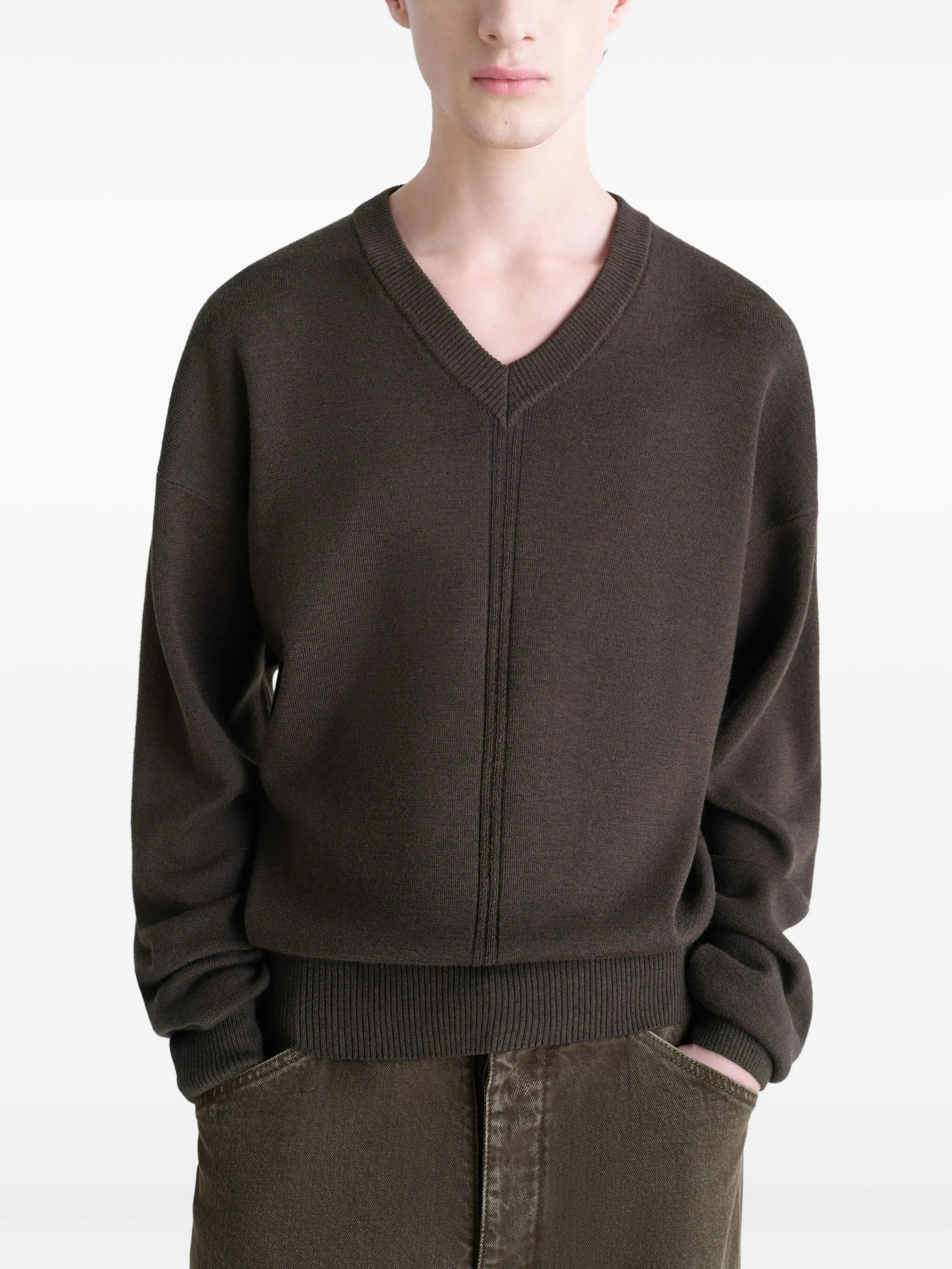 V-neck sweater