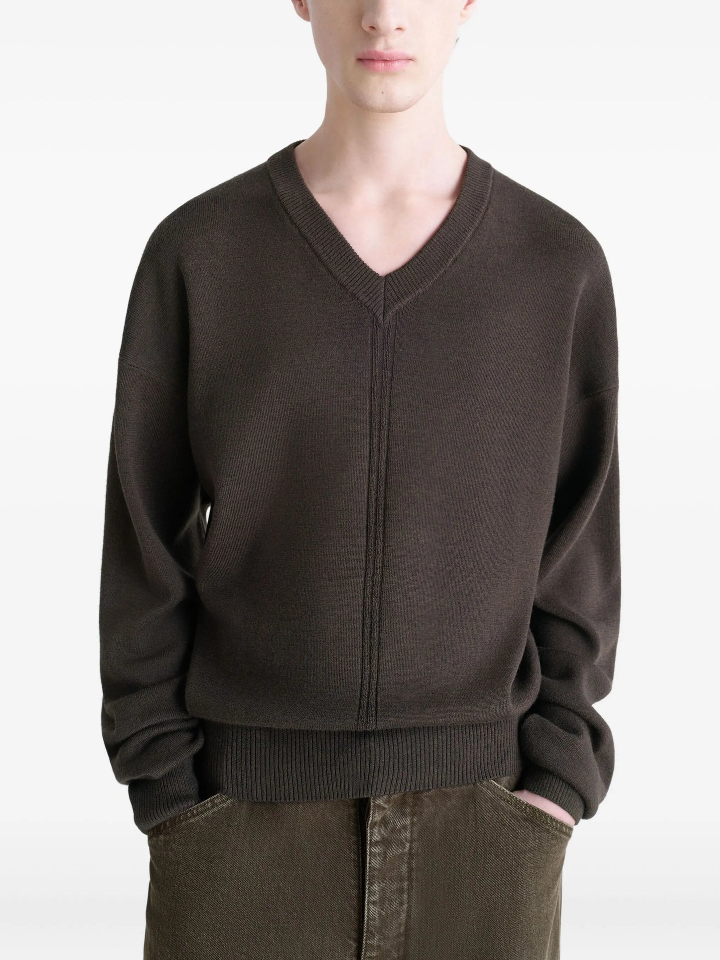 V-neck sweater