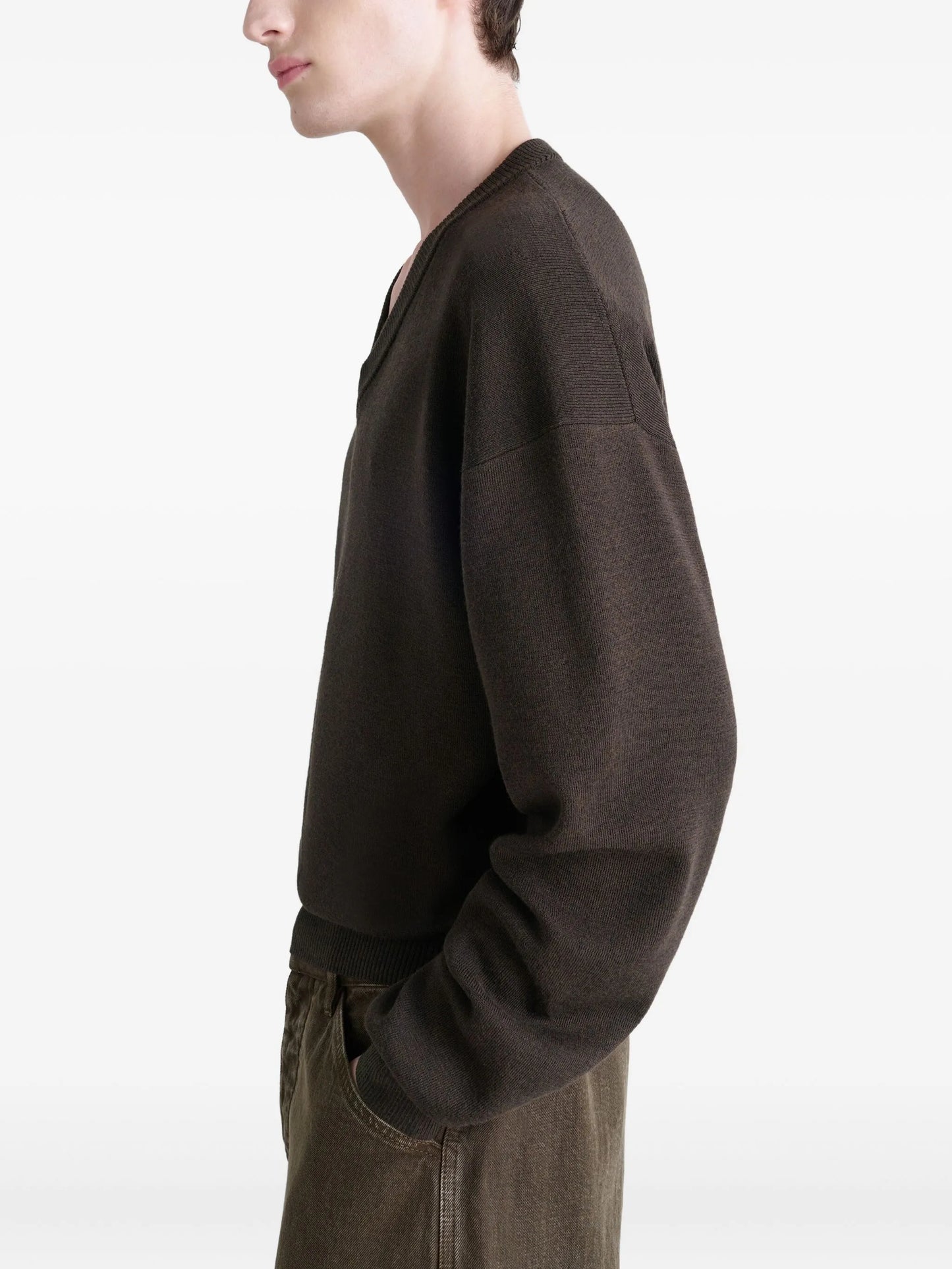 V-neck sweater