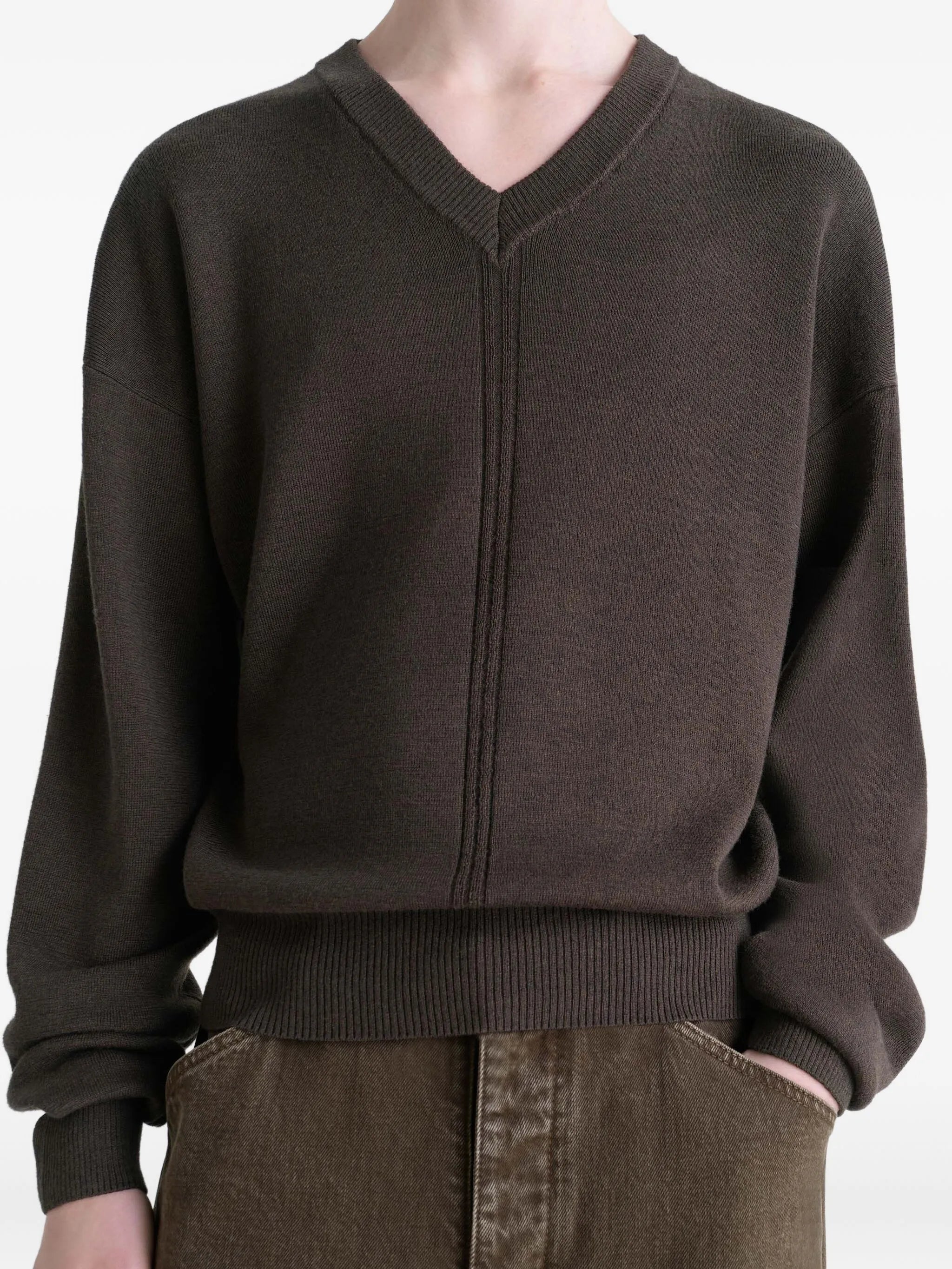 V-neck sweater