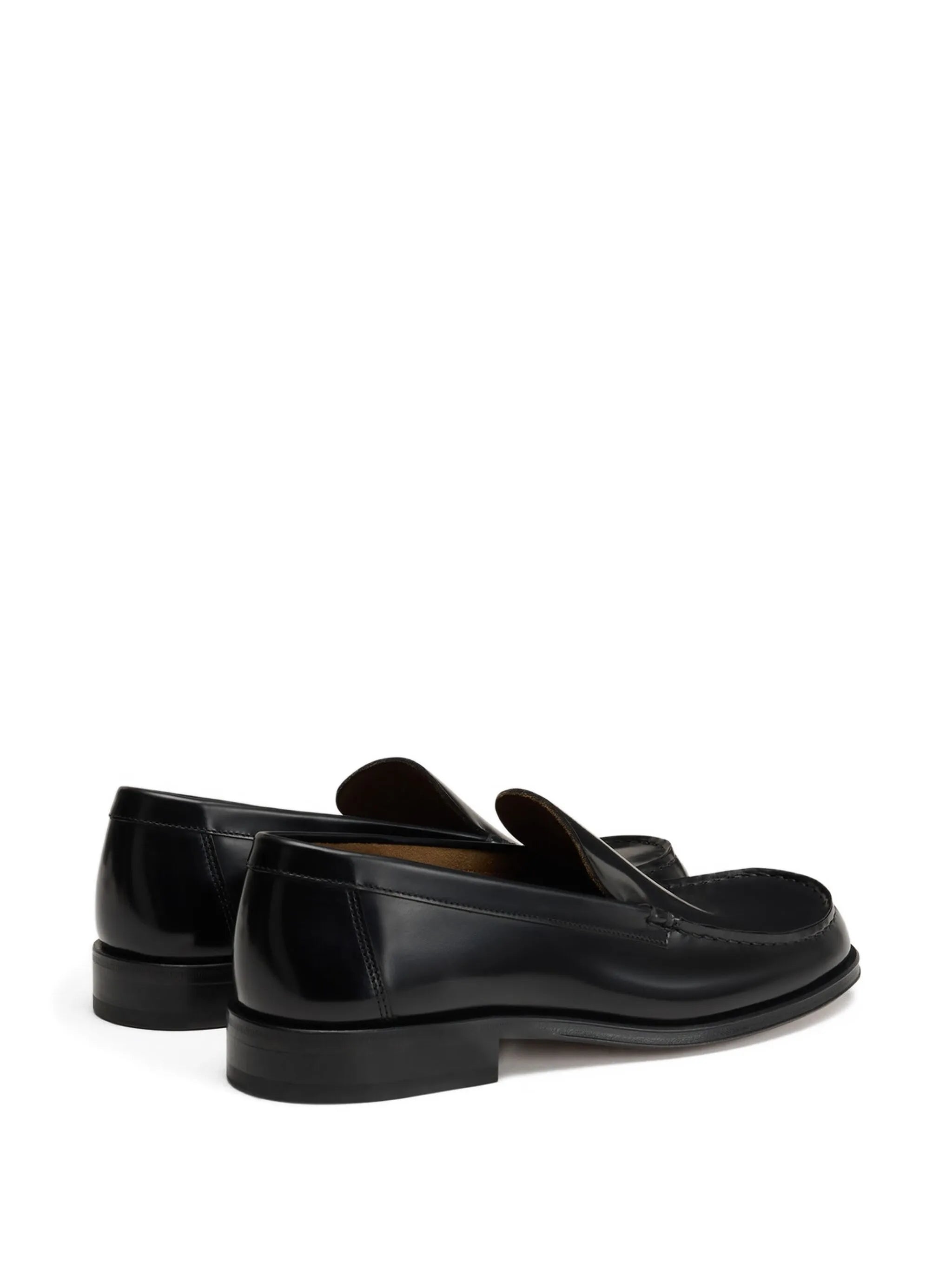 leather loafers