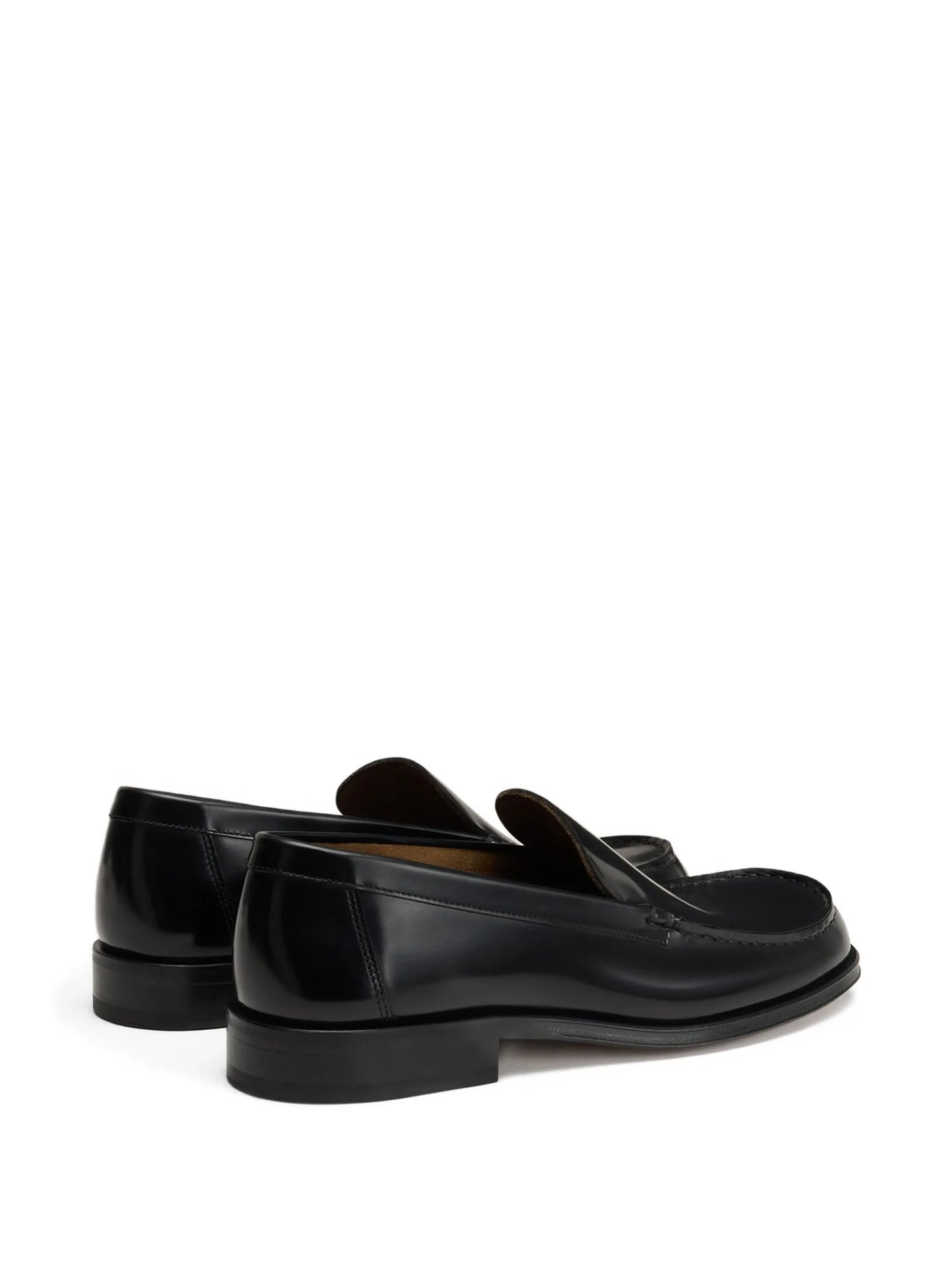 leather loafers