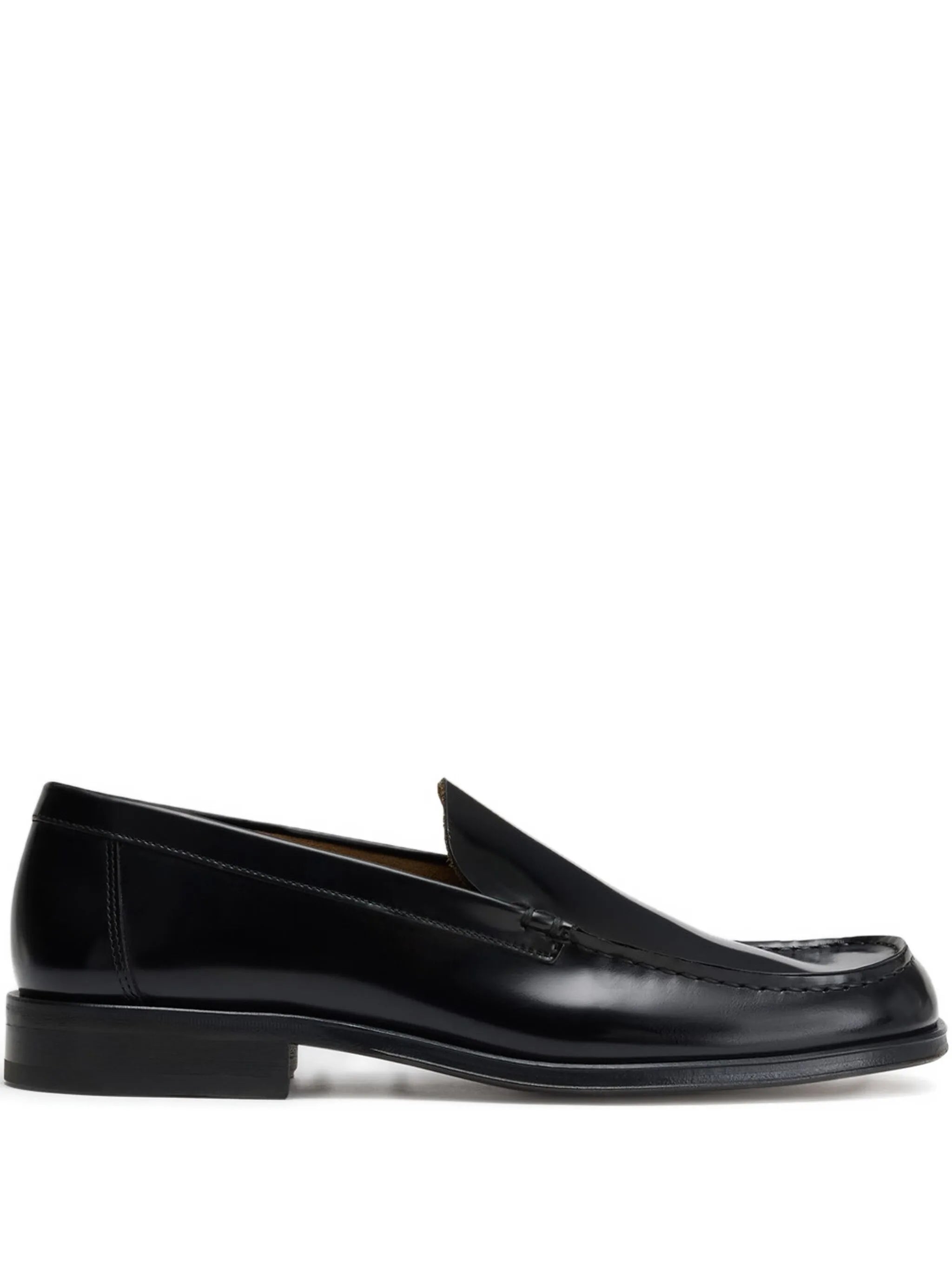 leather loafers
