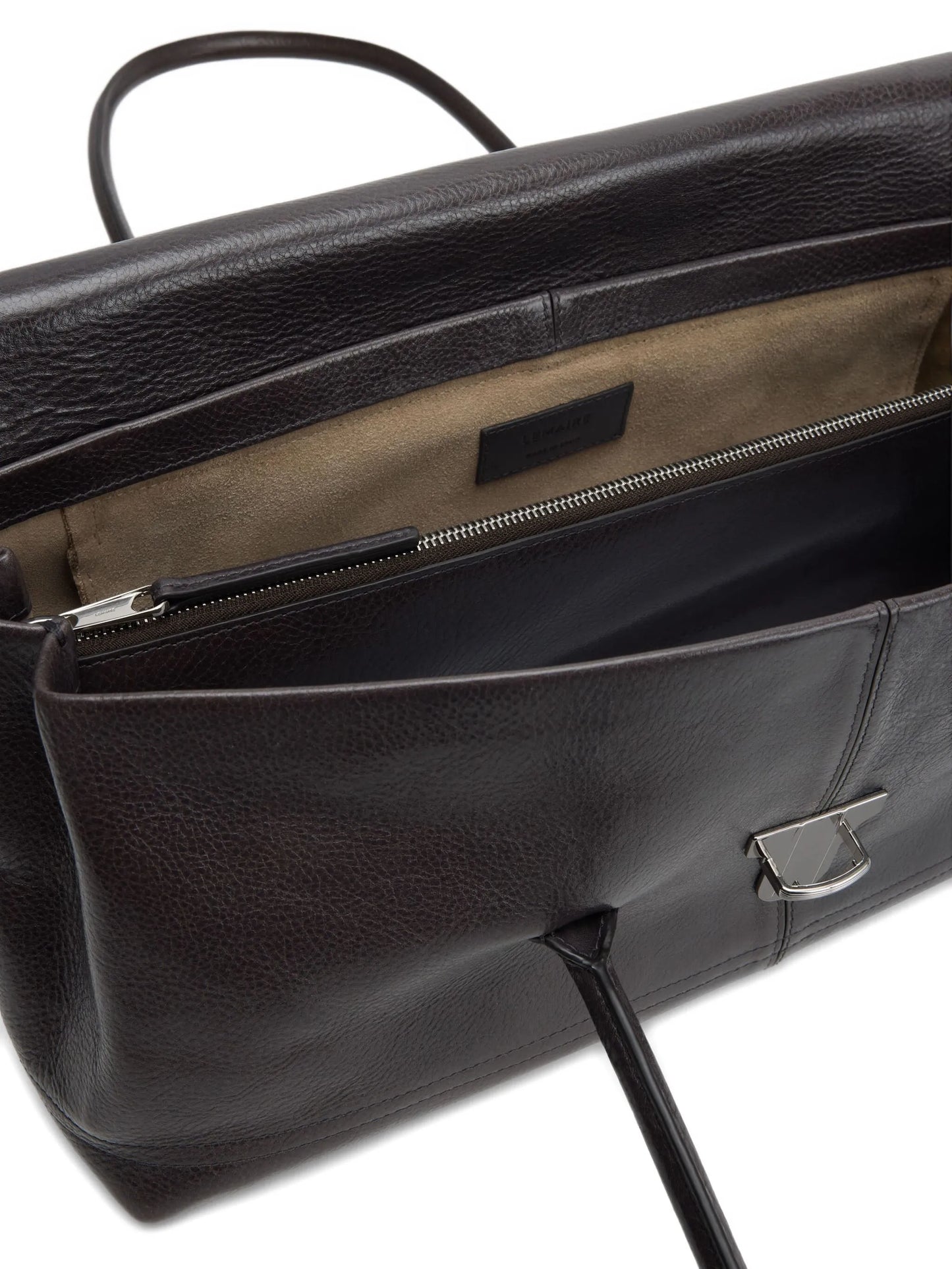 Gear leather shoulder bag