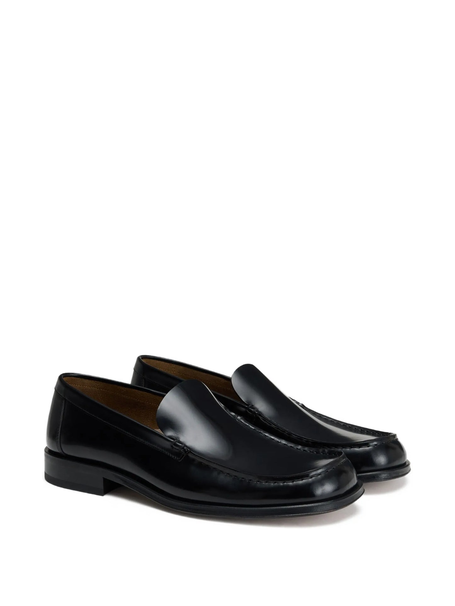 square-toe loafers