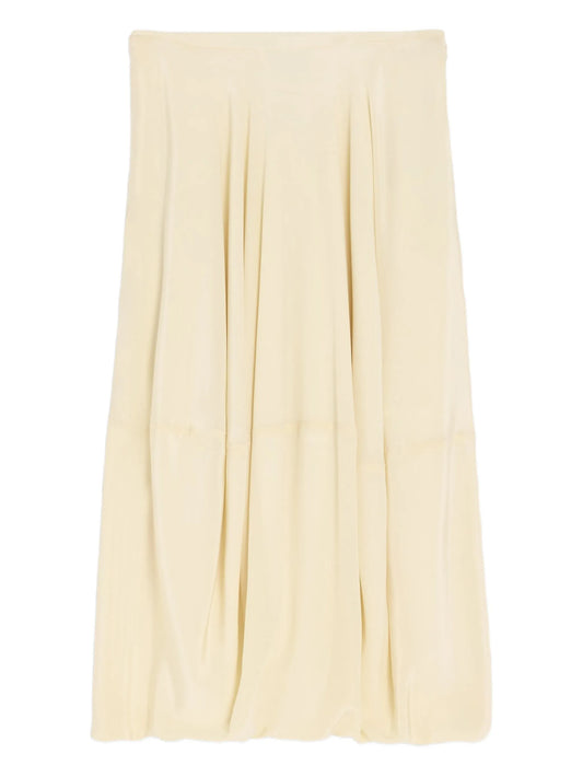 balloon midi skirt