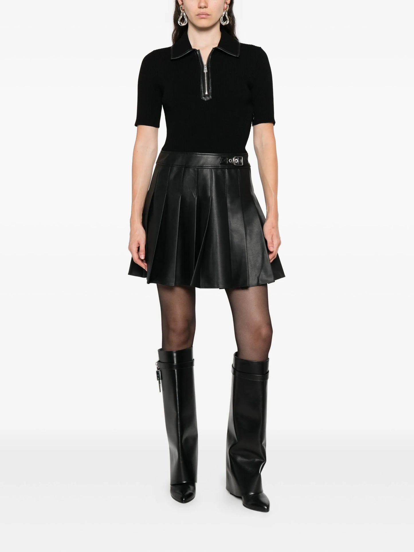 Linnie pleated mini dress