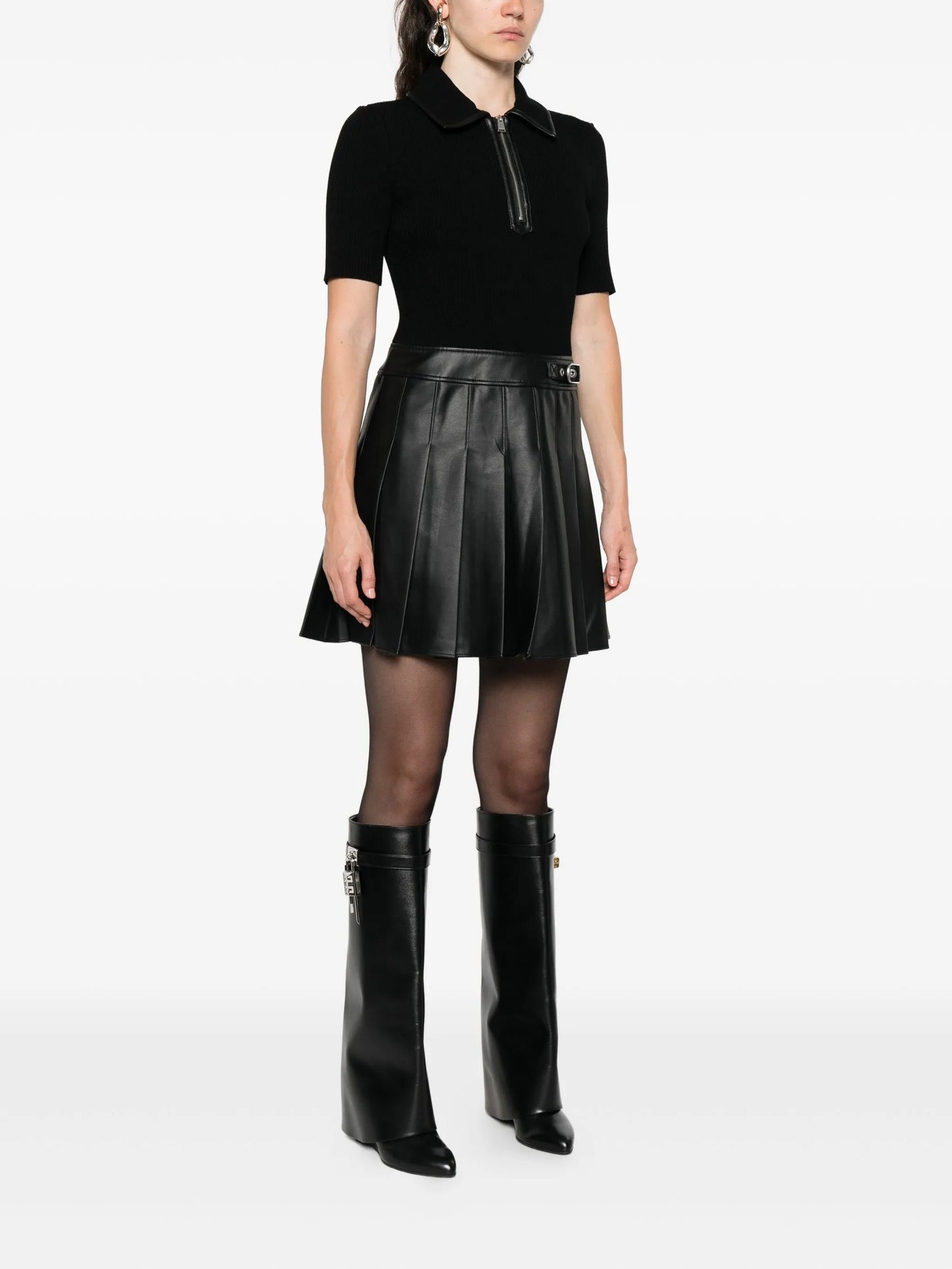 Linnie pleated mini dress
