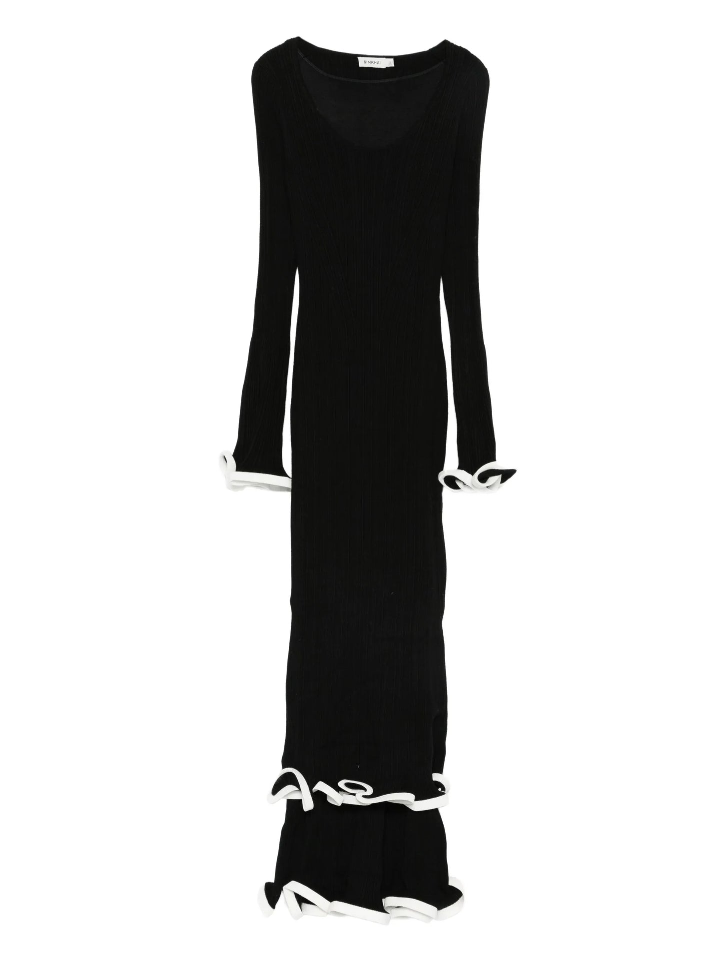 Solani ruffled midi dress